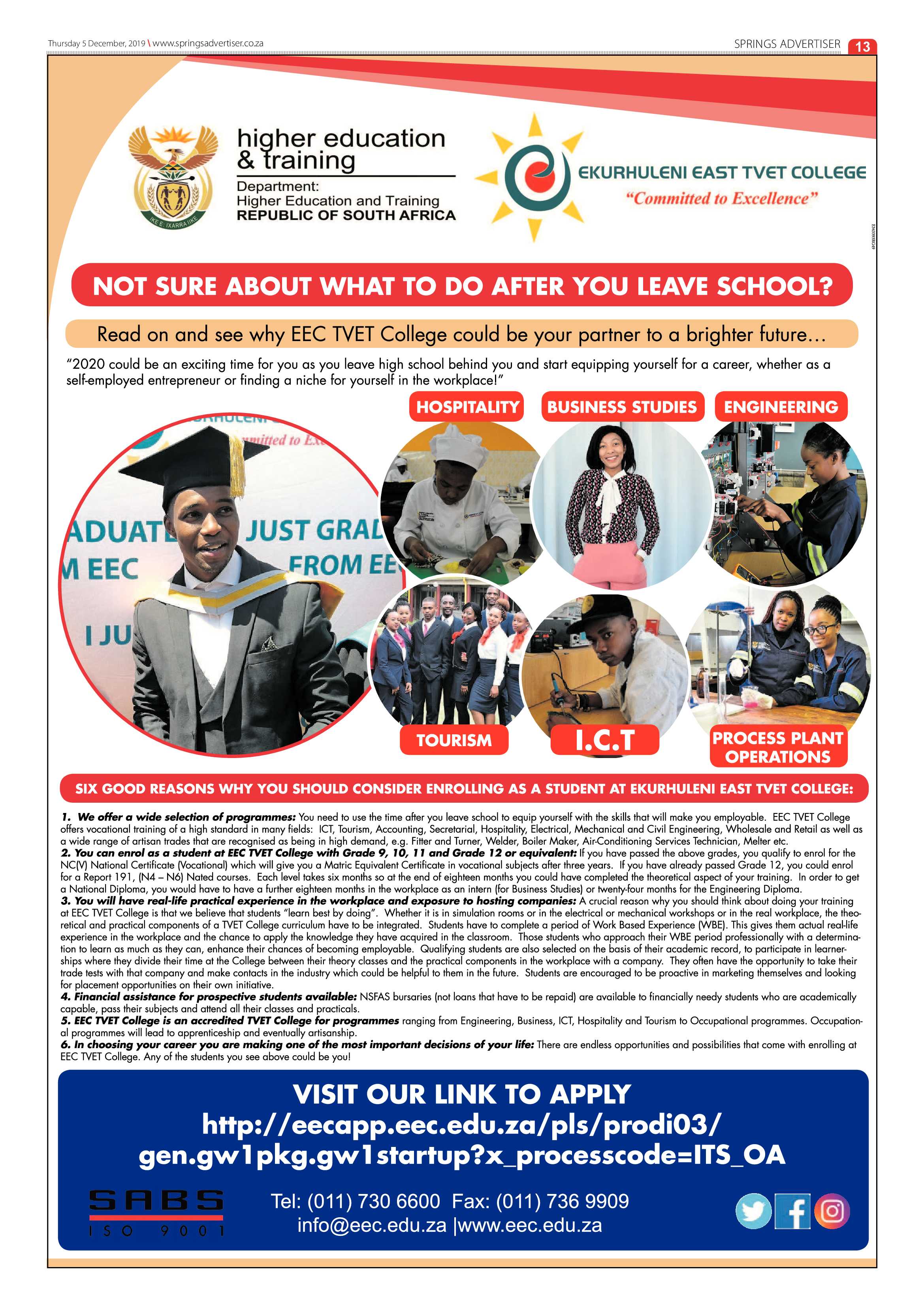 Springs Advertiser 05 December 2019 page 13
