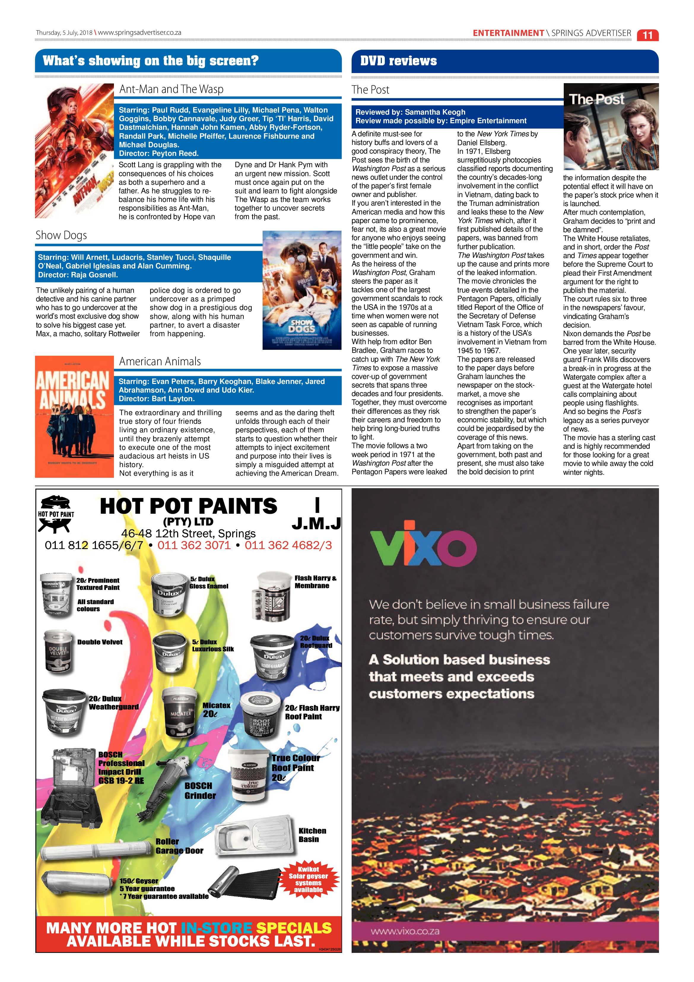 Springs Advertiser 05 July 2018 page 11