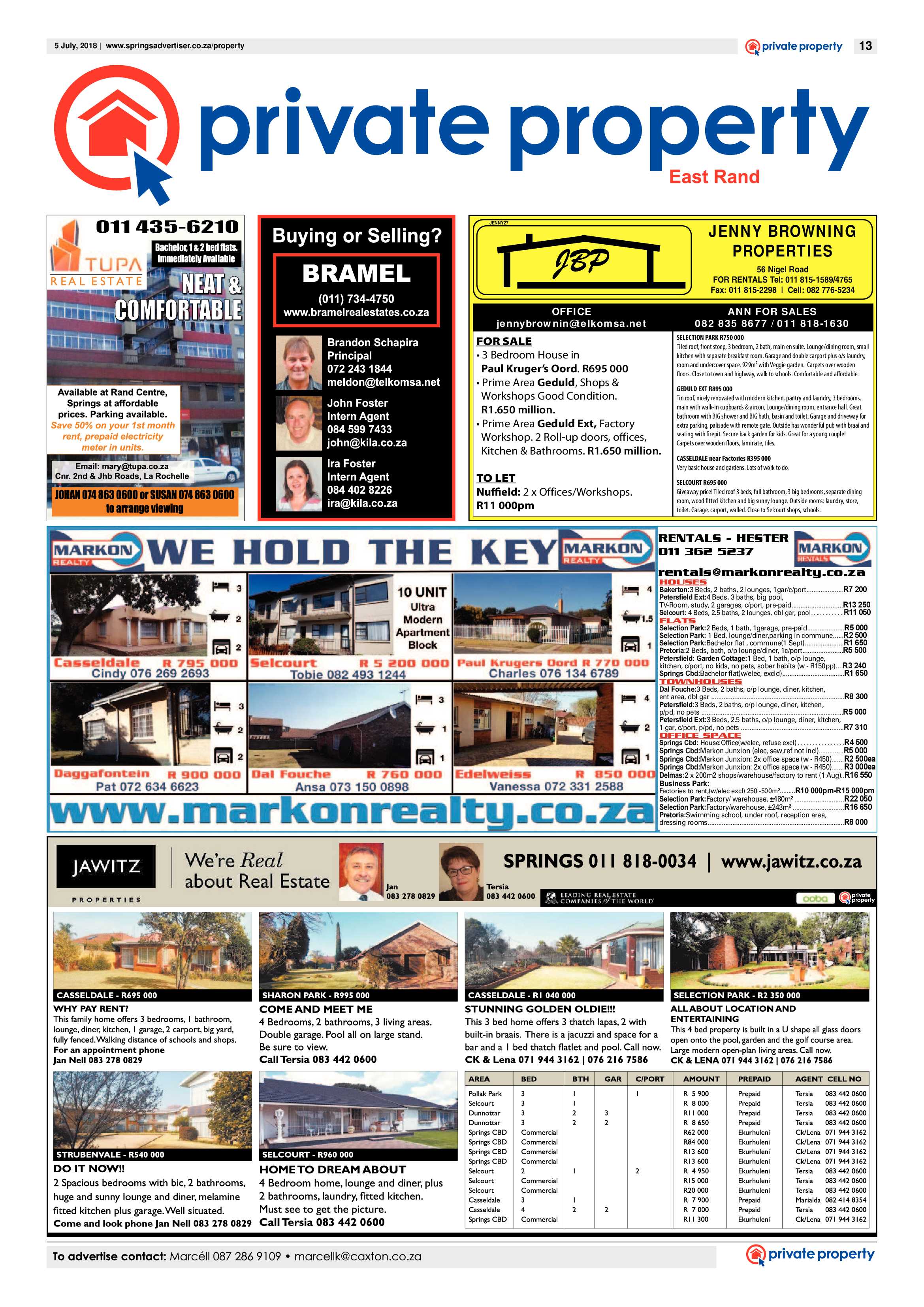 Springs Advertiser 05 July 2018 page 13
