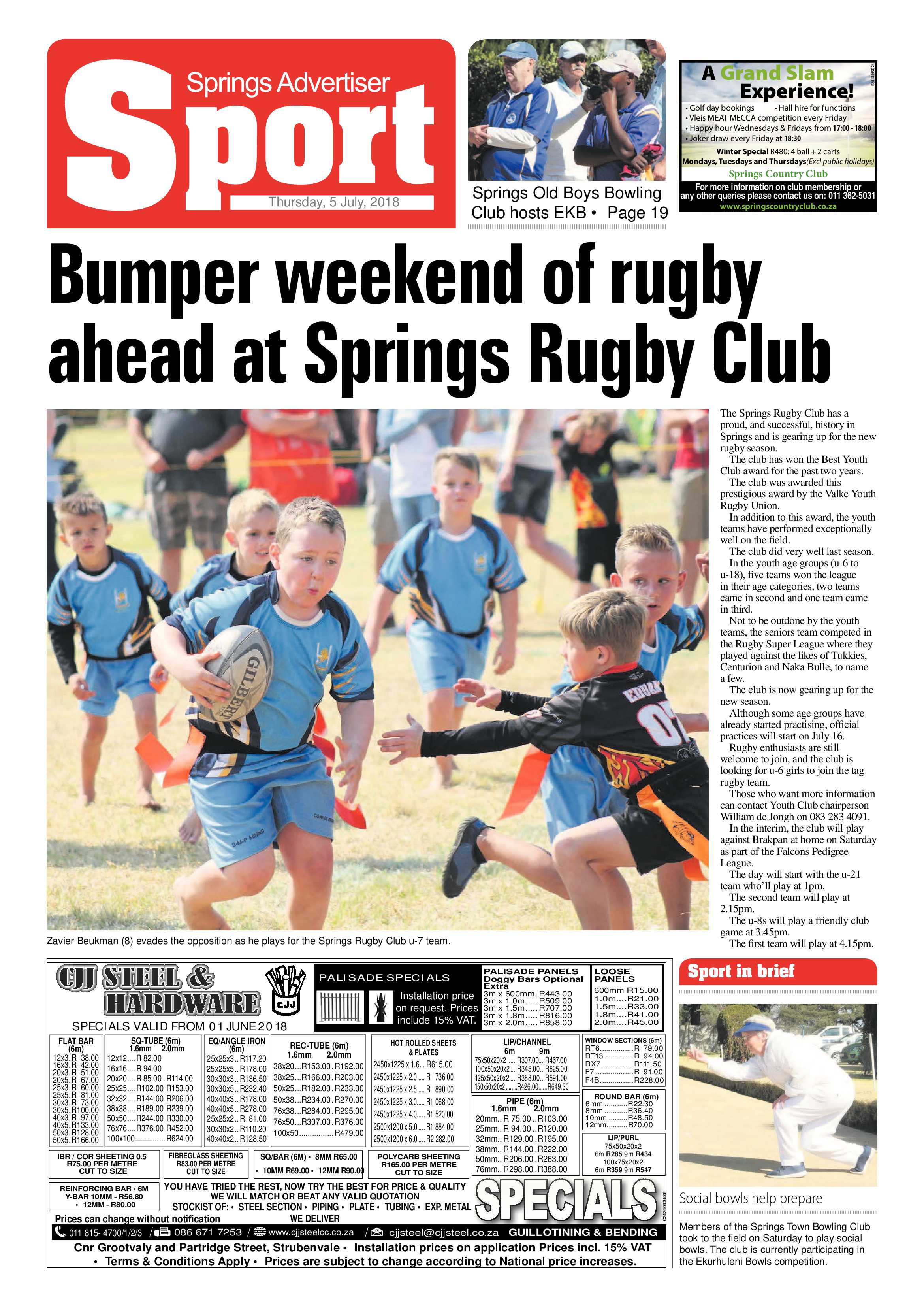 Springs Advertiser 05 July 2018 page 20