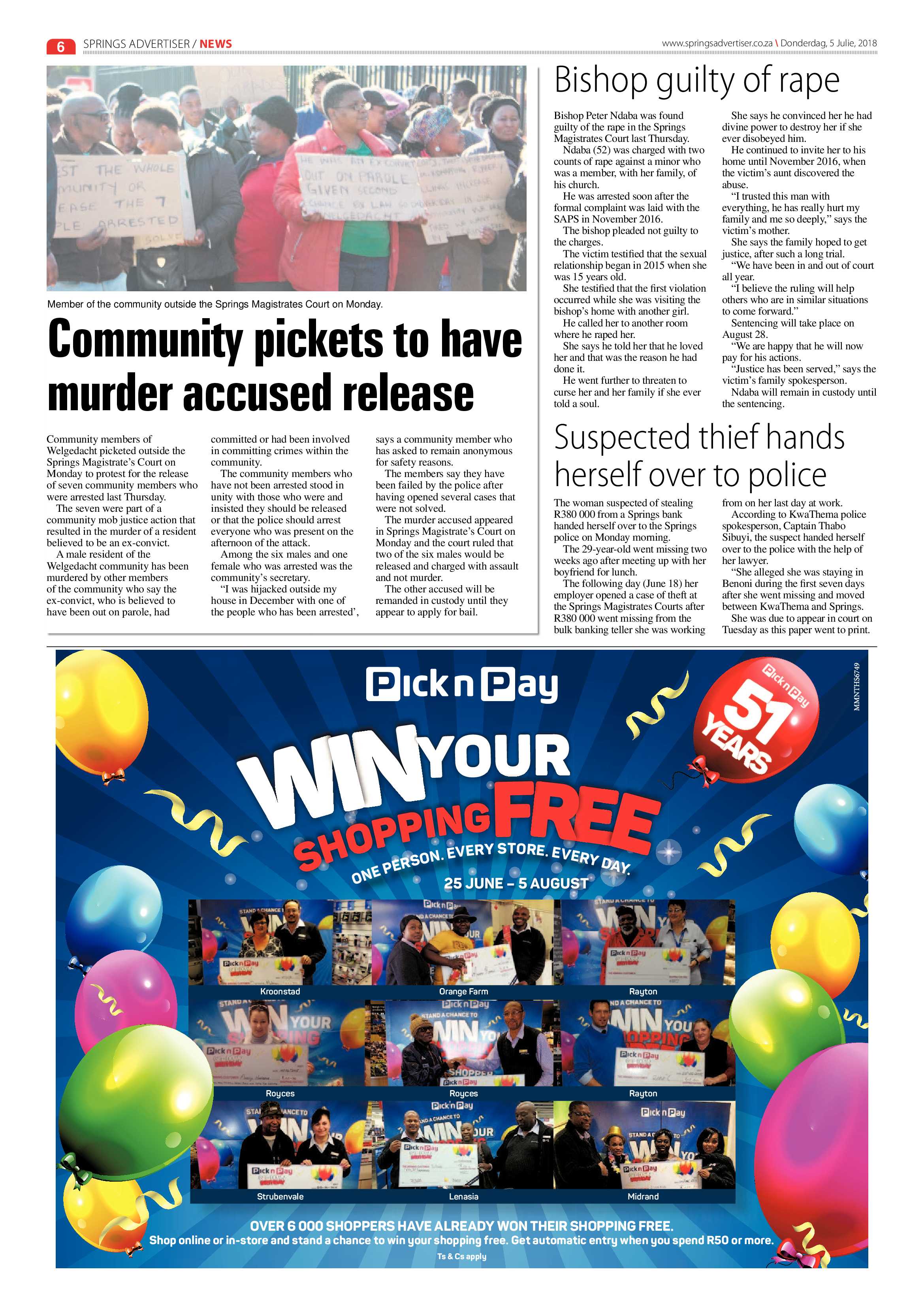 Springs Advertiser 05 July 2018 page 6