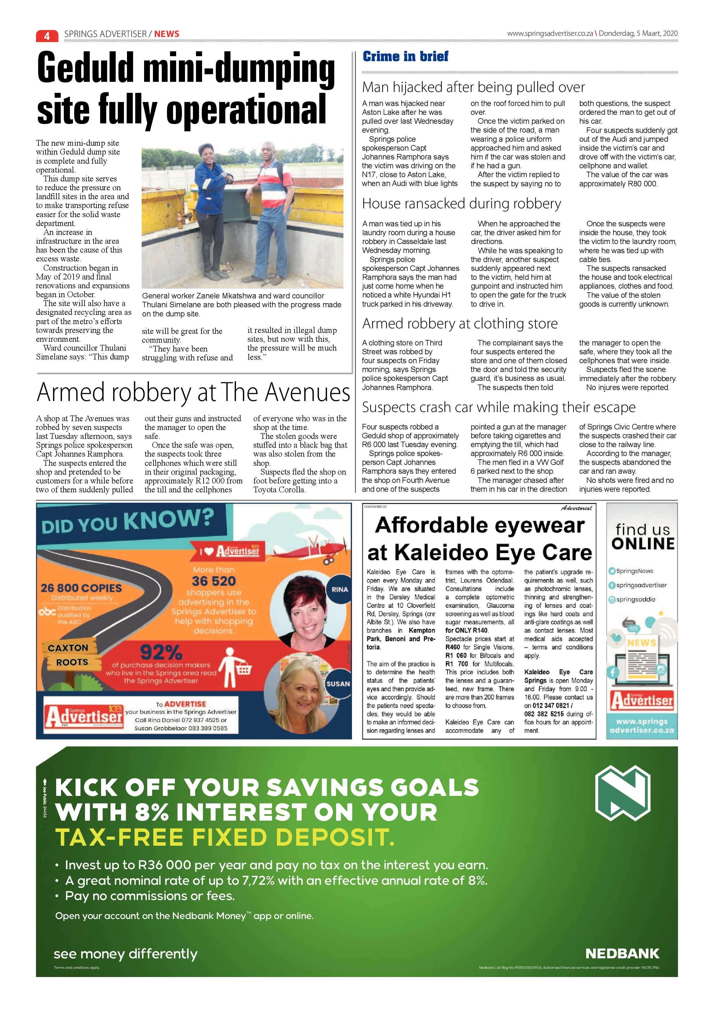 Springs Advertiser 05 March 2020 page 4