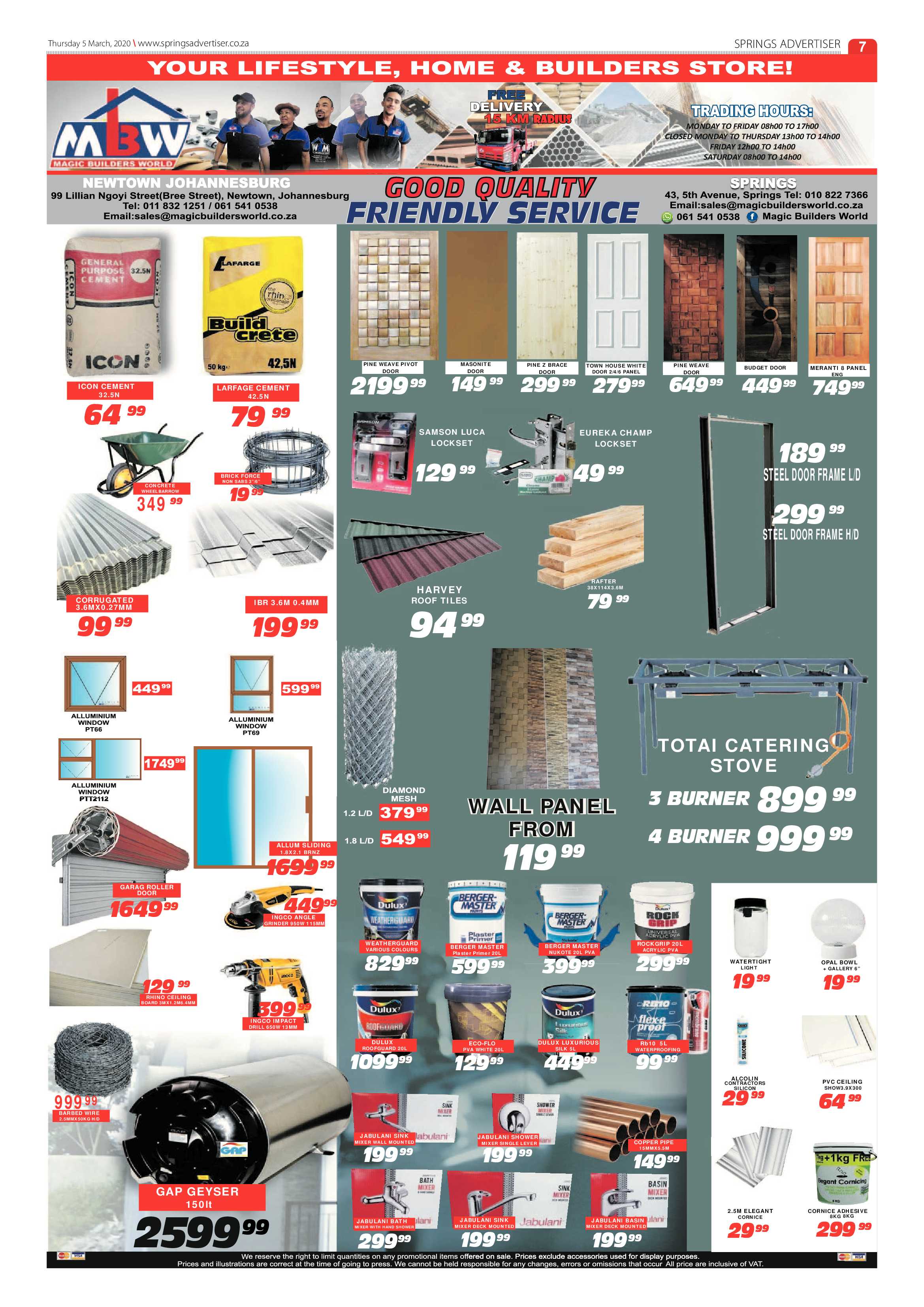 Springs Advertiser 05 March 2020 page 7