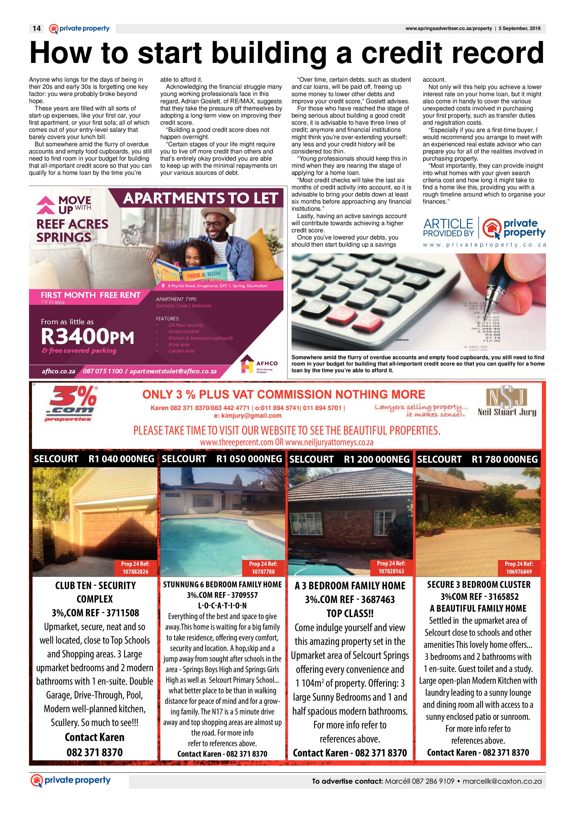 Springs Advertiser 05 September 2019 page 14