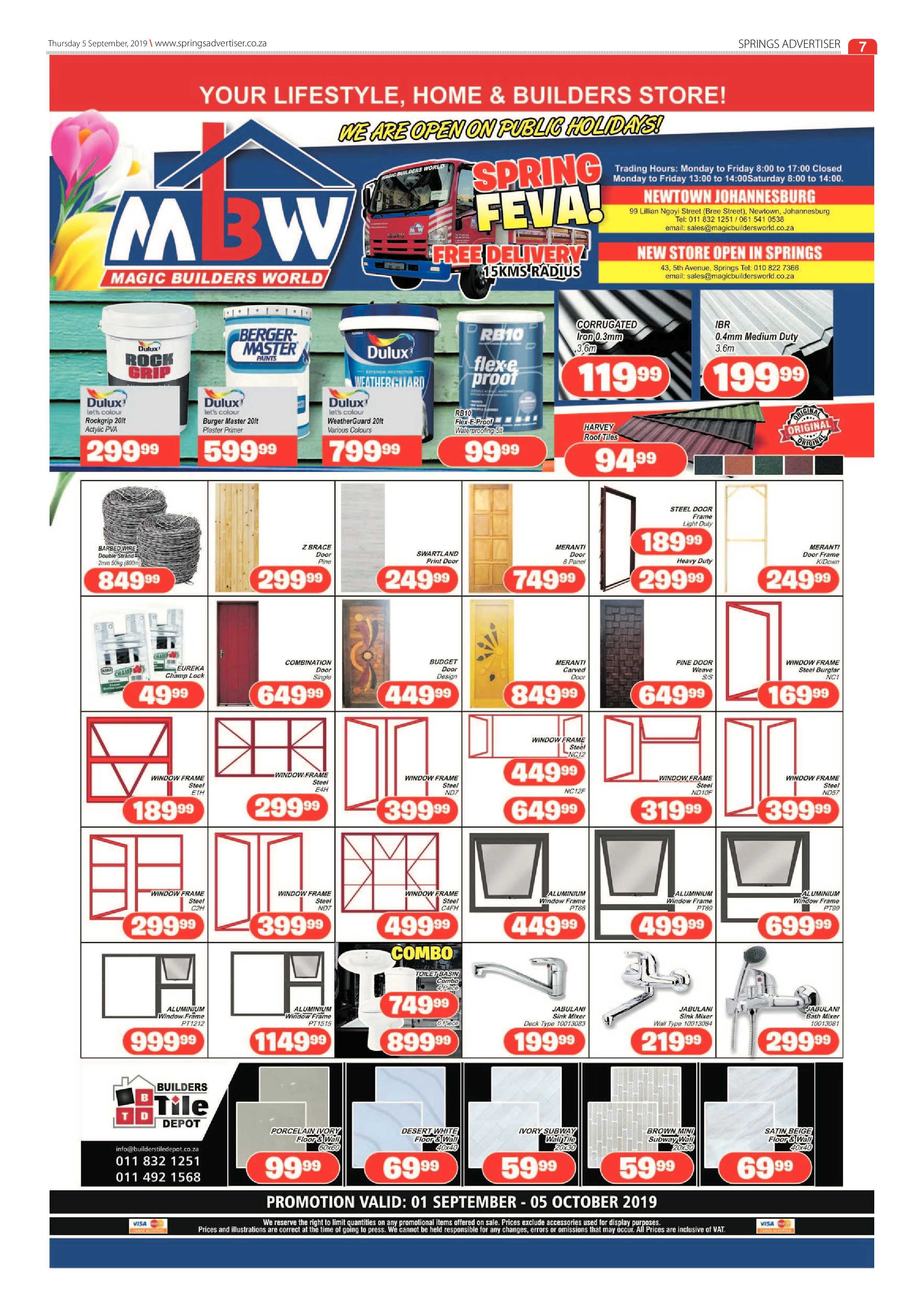 Springs Advertiser 05 September 2019 page 7
