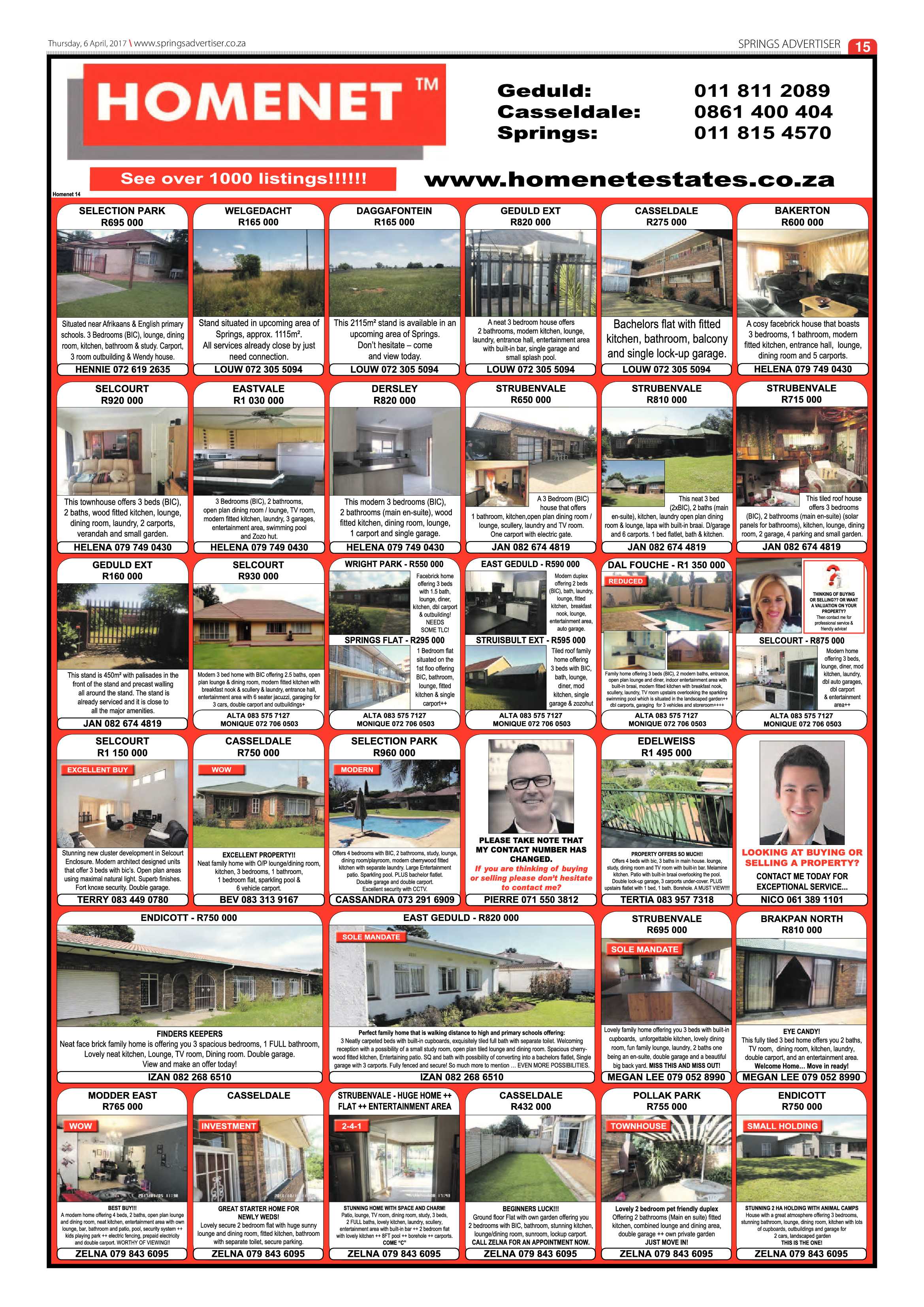 Springs Advertiser 06 April 2017 page 15