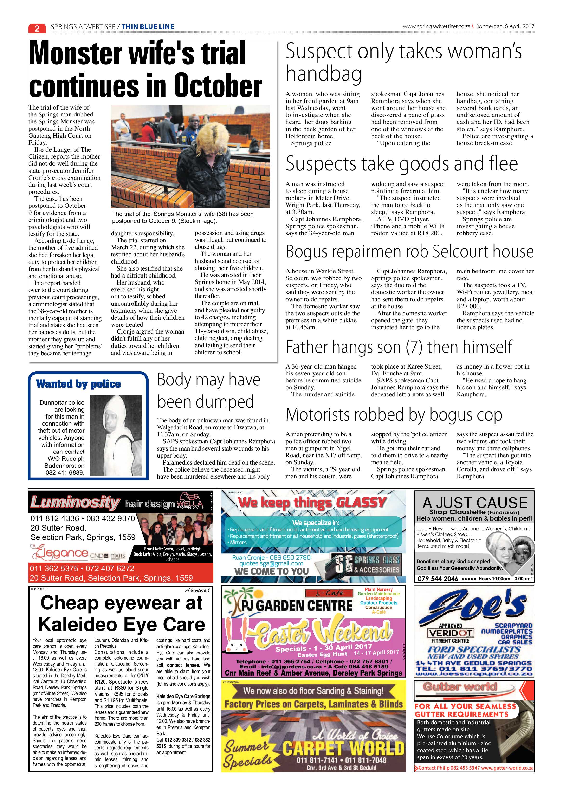 Springs Advertiser 06 April 2017 page 2