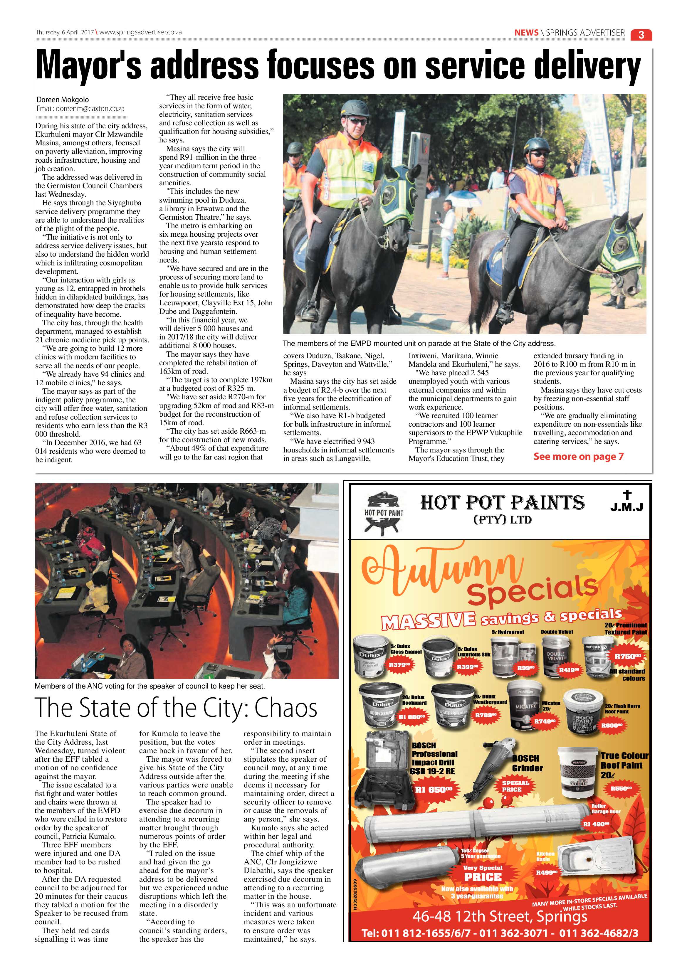 Springs Advertiser 06 April 2017 page 3