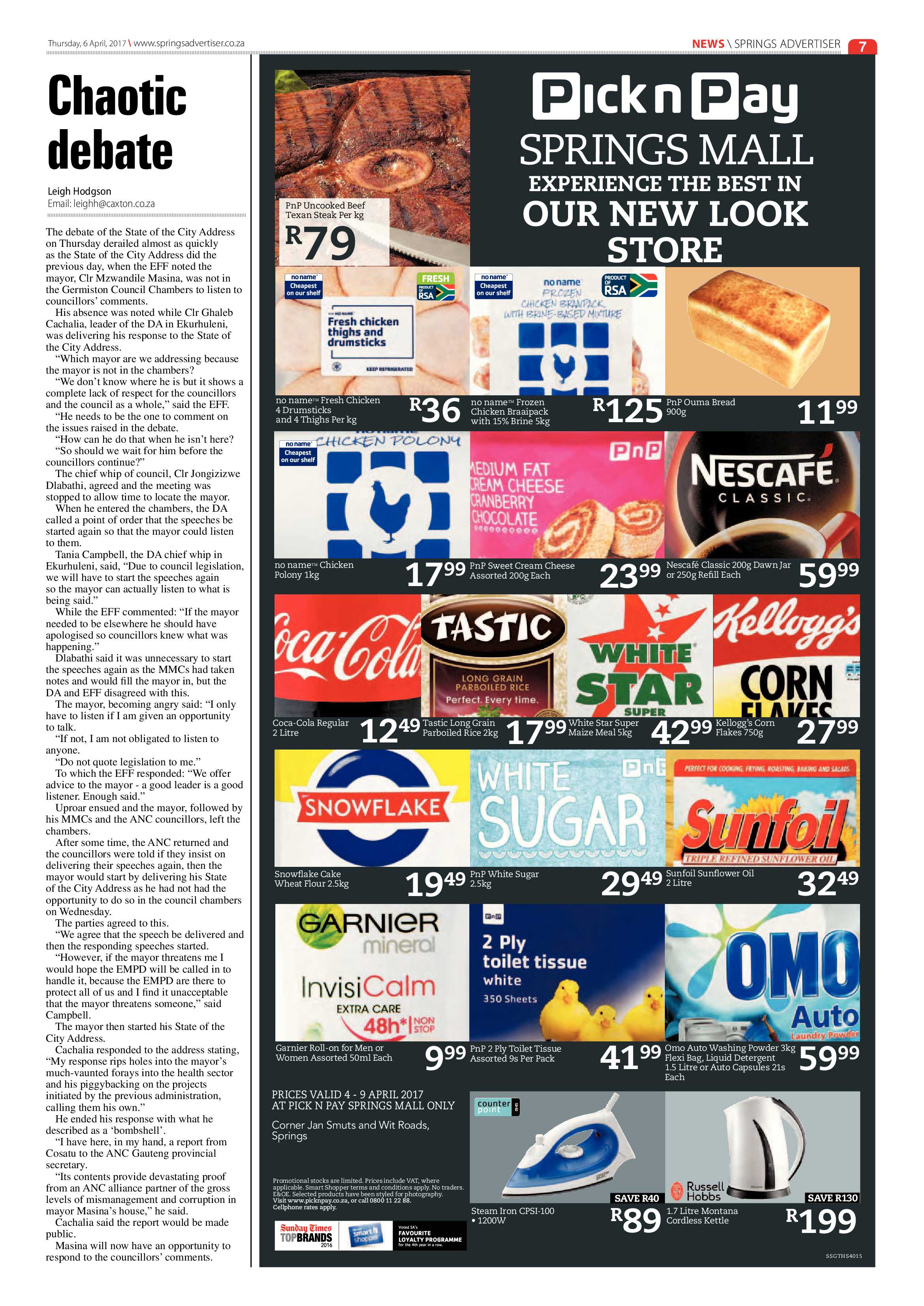 Springs Advertiser 06 April 2017 page 7