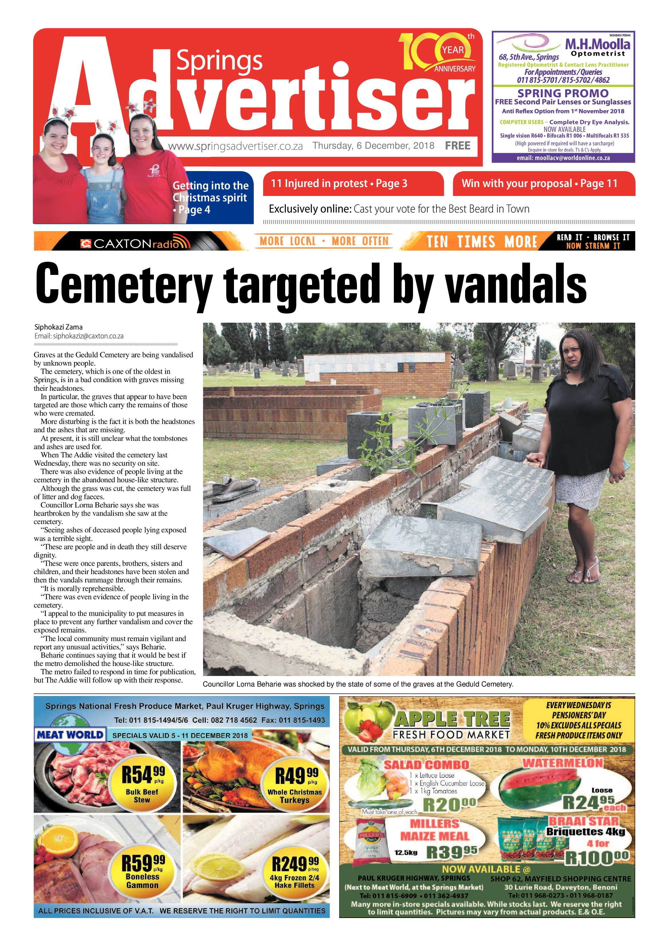 Springs Advertiser 06 December 2018 page 1