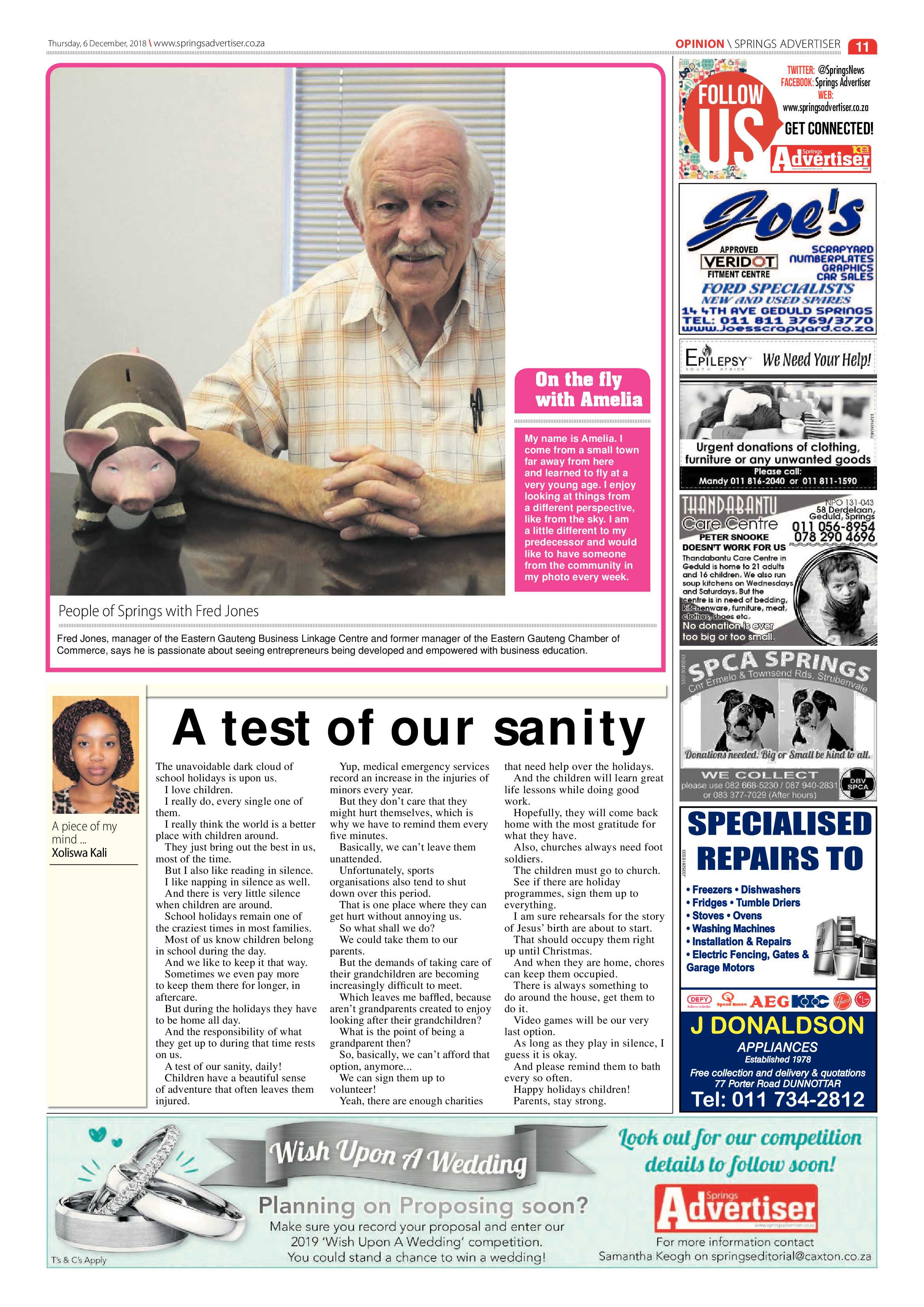Springs Advertiser 06 December 2018 page 11
