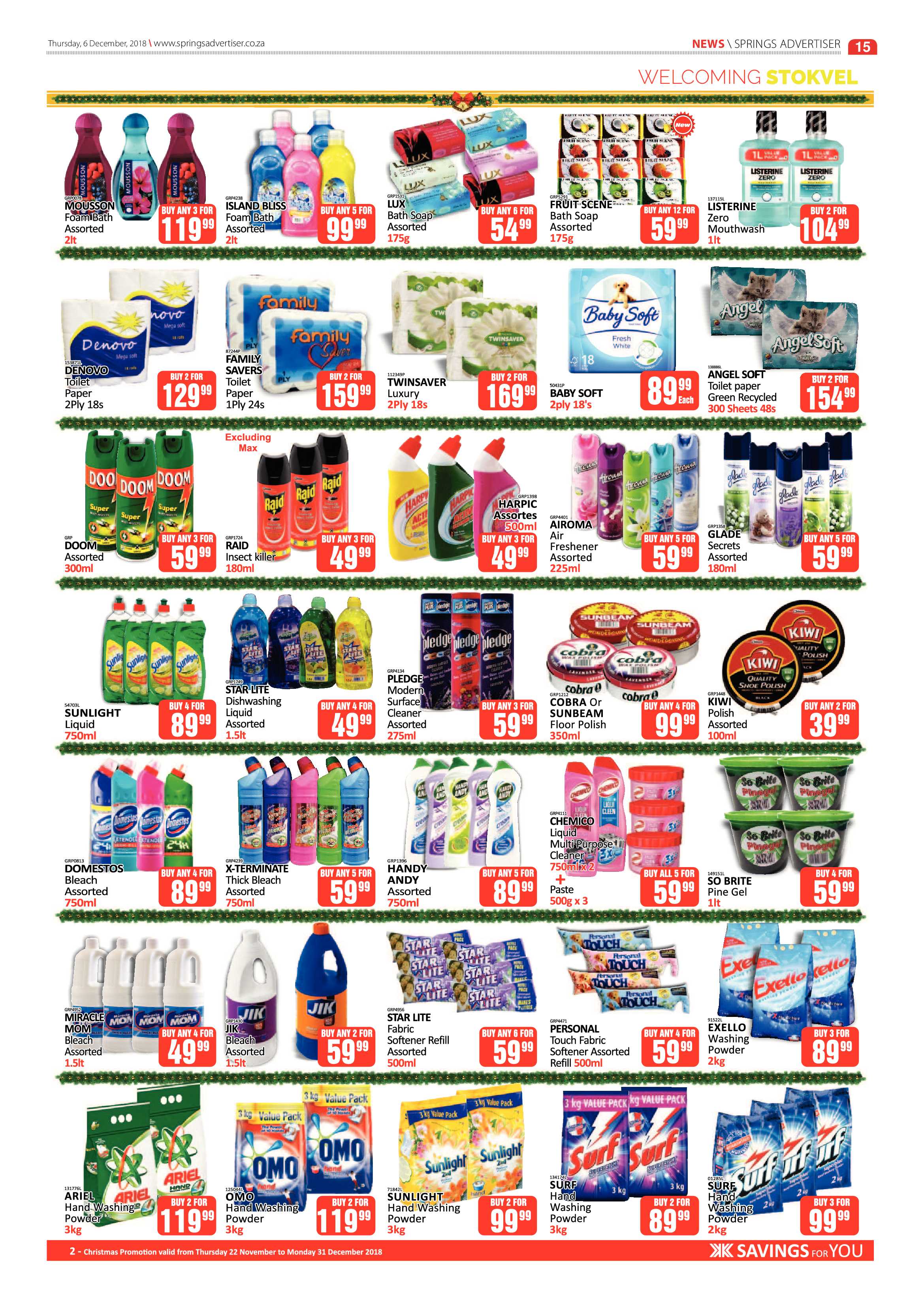 Springs Advertiser 06 December 2018 page 15