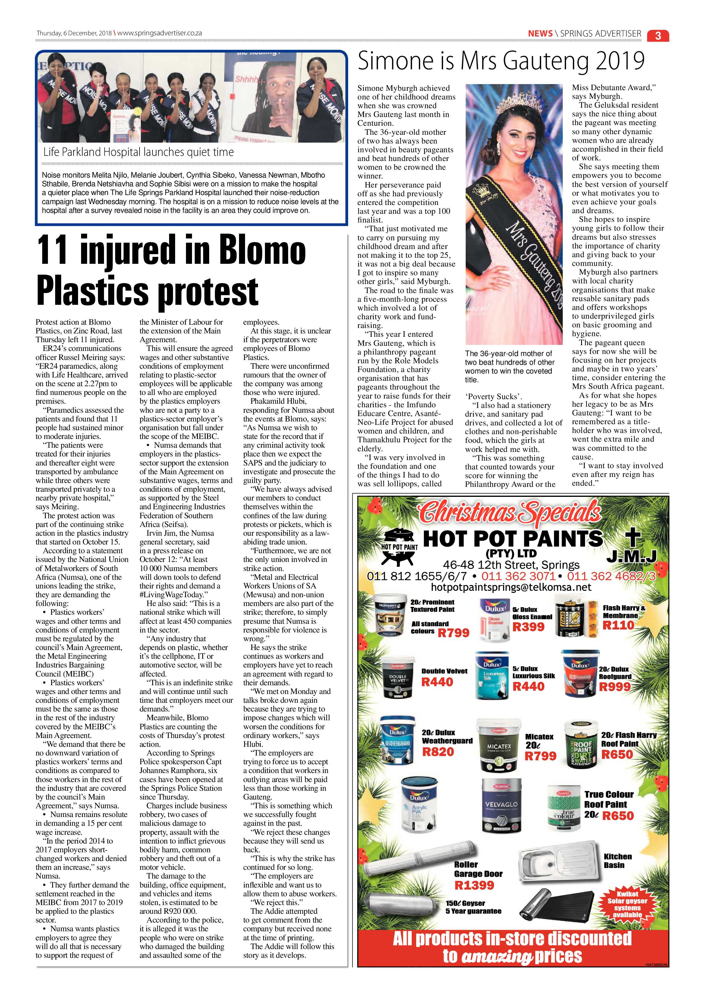 Springs Advertiser 06 December 2018 page 3
