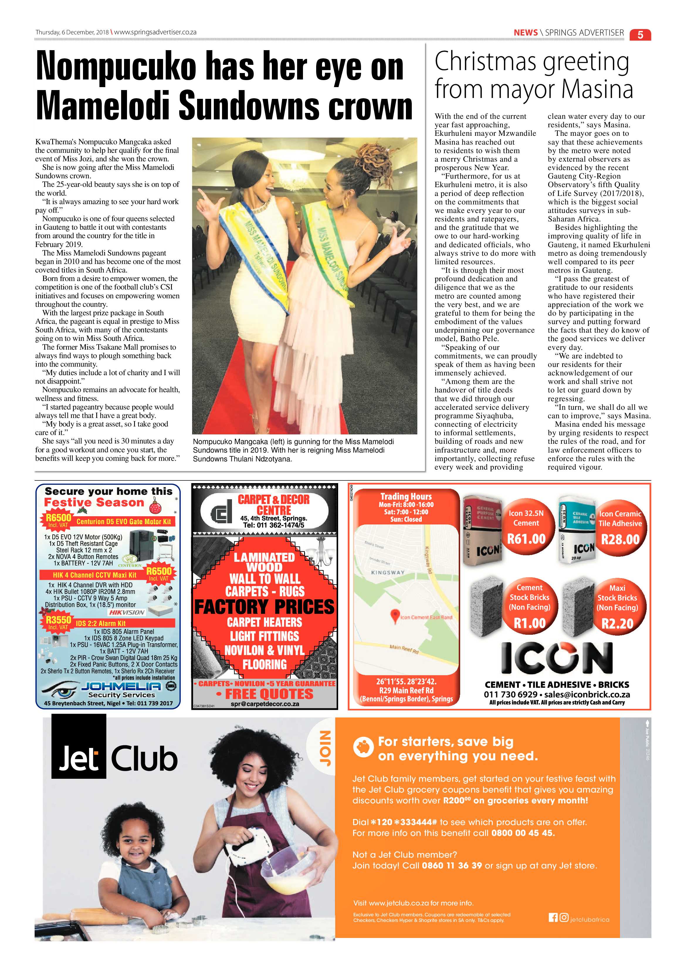 Springs Advertiser 06 December 2018 page 5