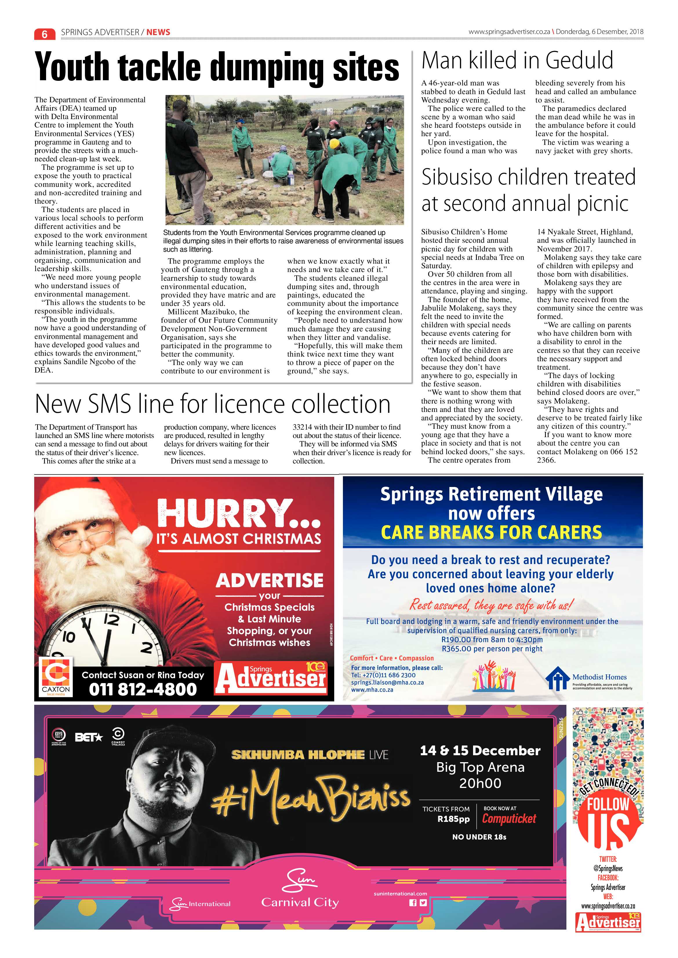Springs Advertiser 06 December 2018 page 6