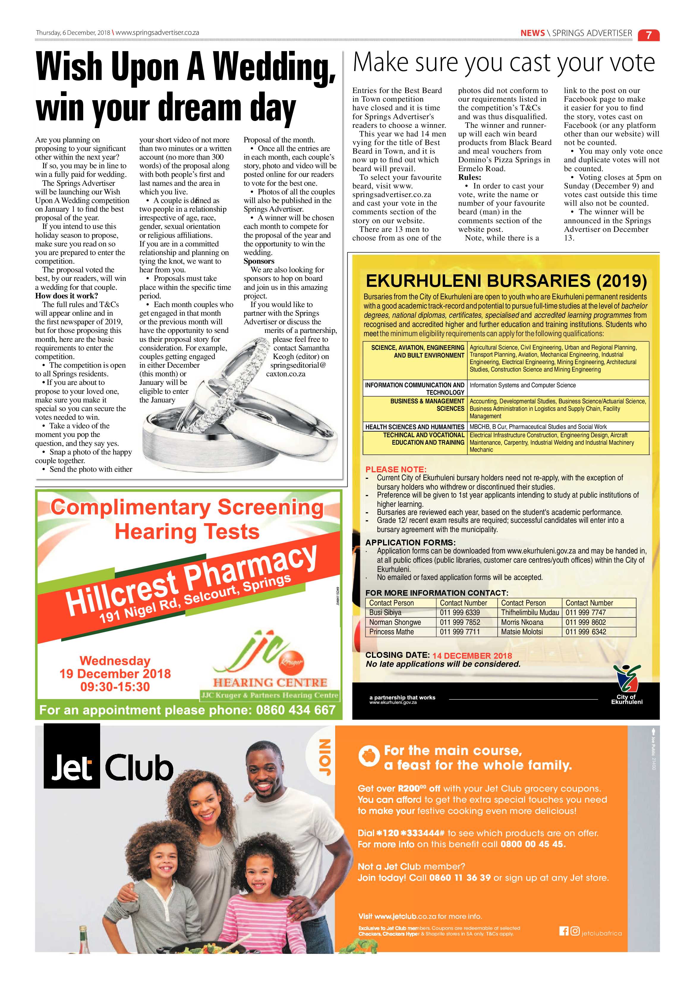 Springs Advertiser 06 December 2018 page 7