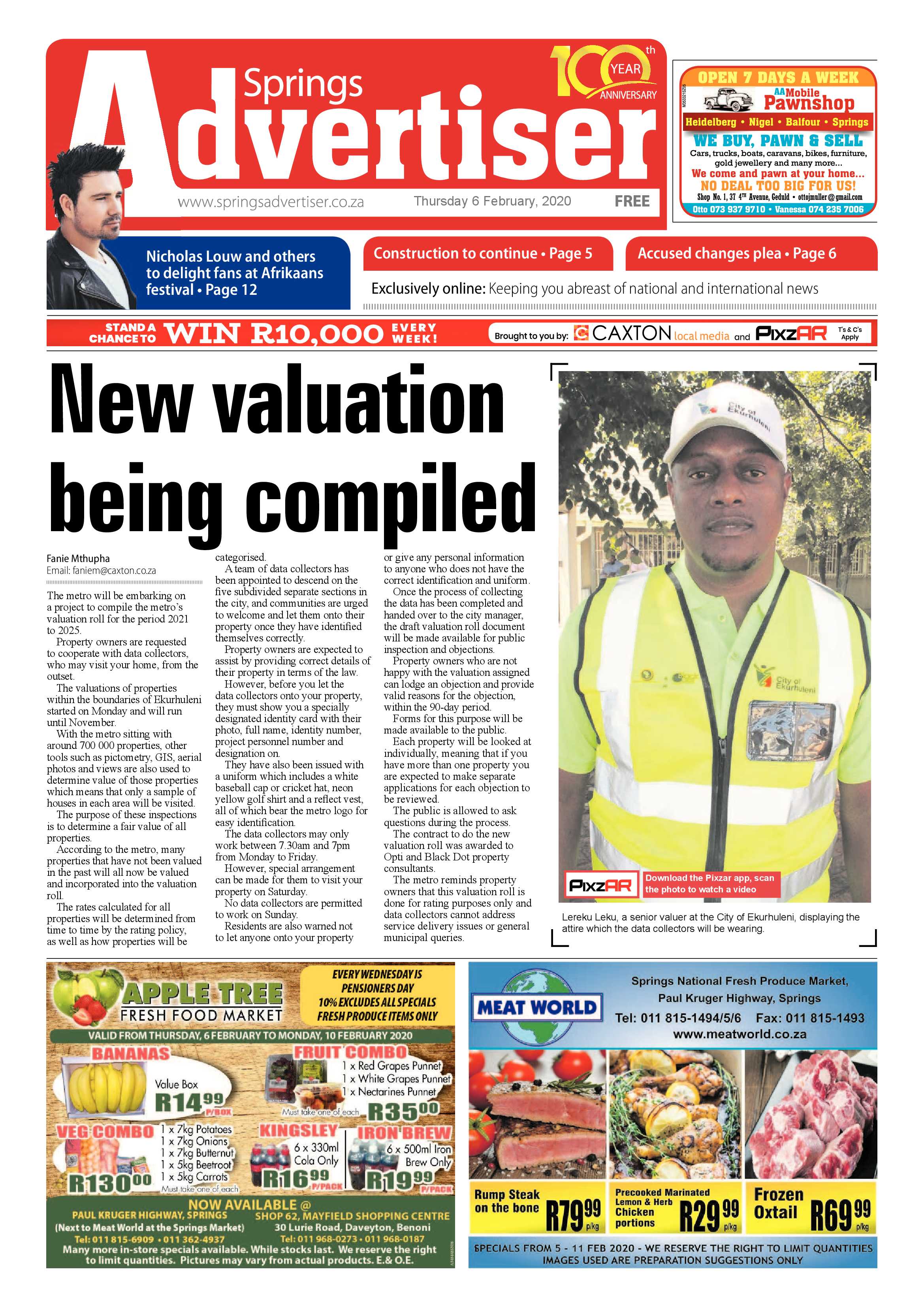 Springs Advertiser 06 February 2020 page 1