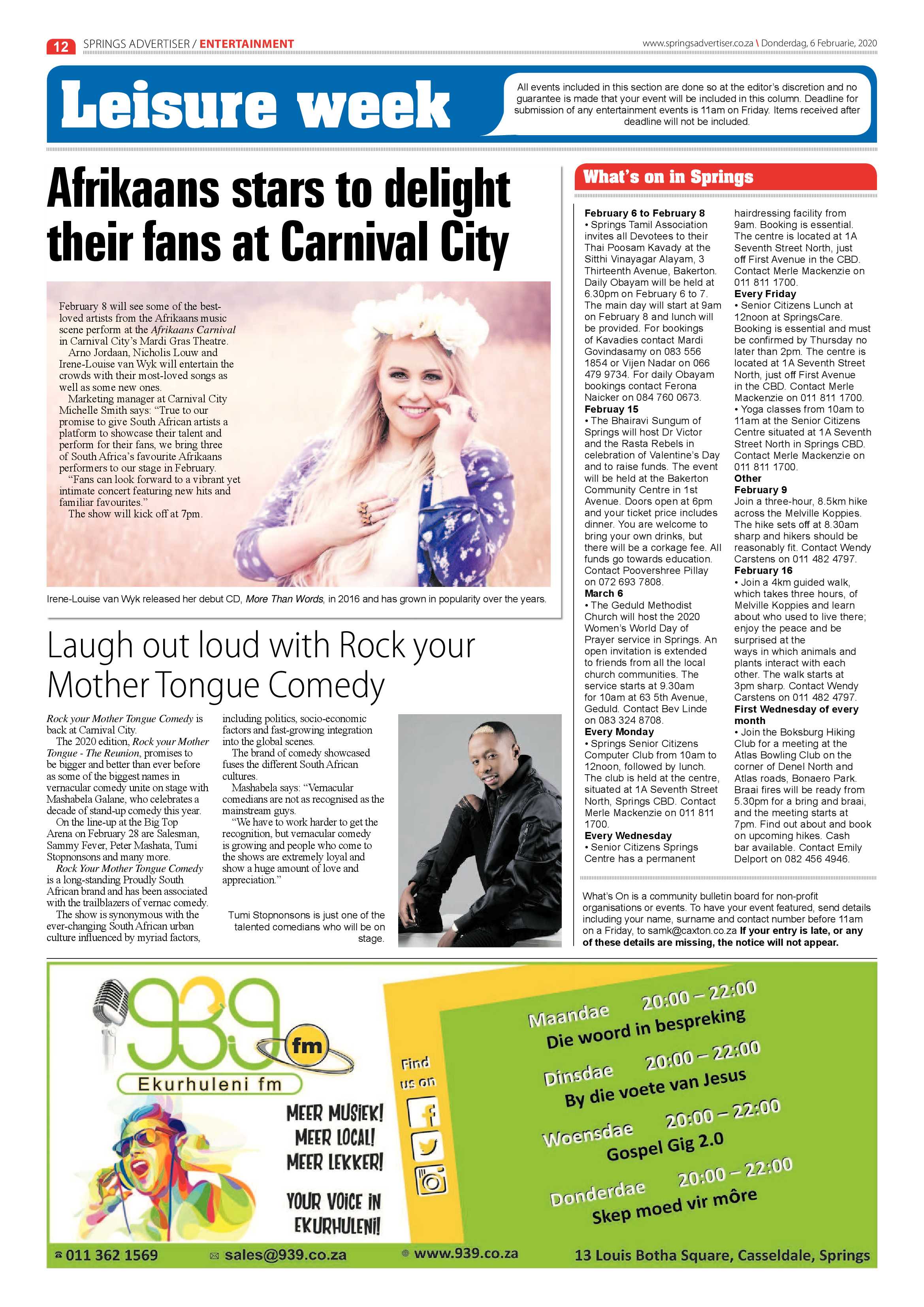 Springs Advertiser 06 February 2020 page 12