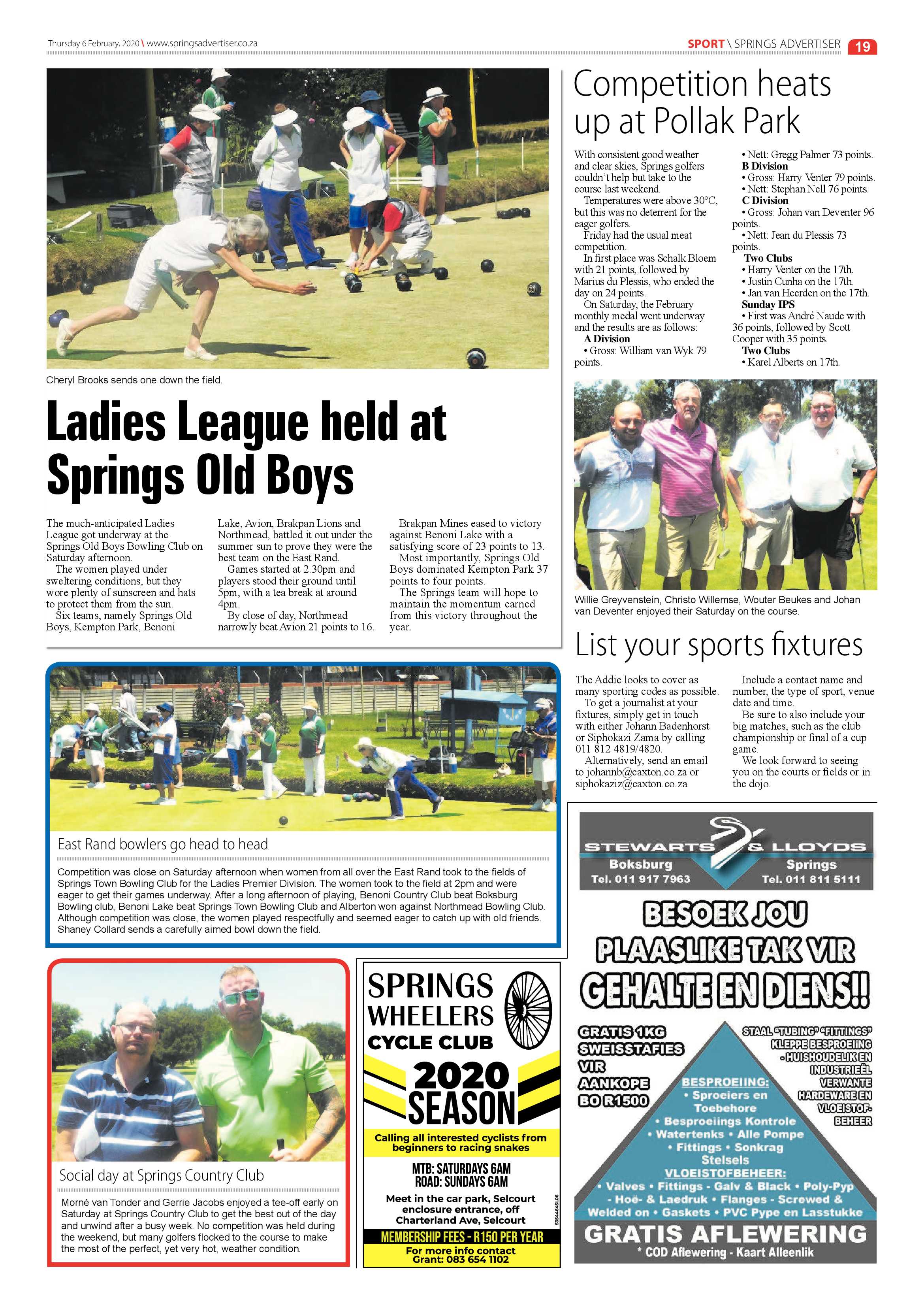 Springs Advertiser 06 February 2020 page 19