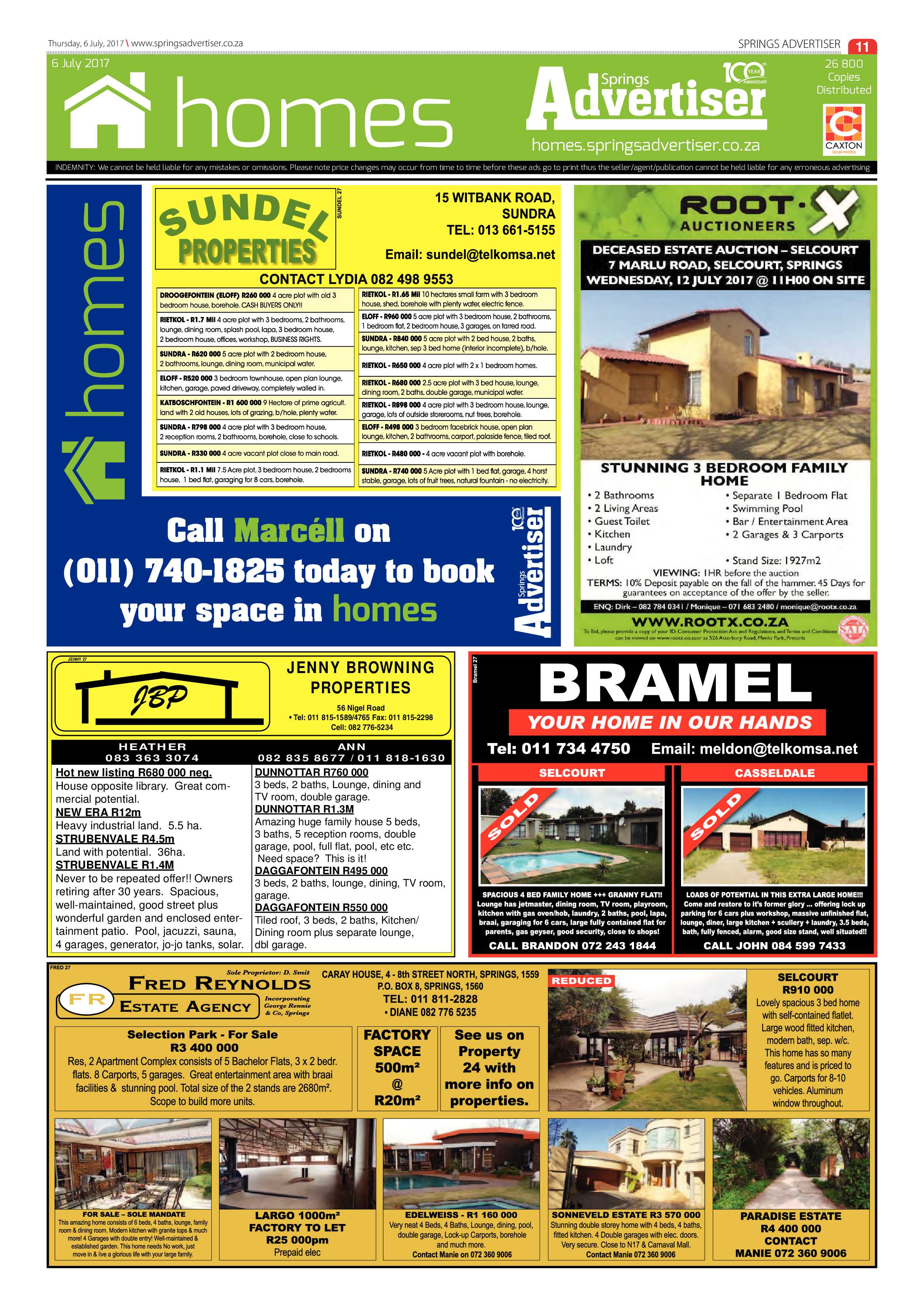 Springs Advertiser 06 July 2017 page 11