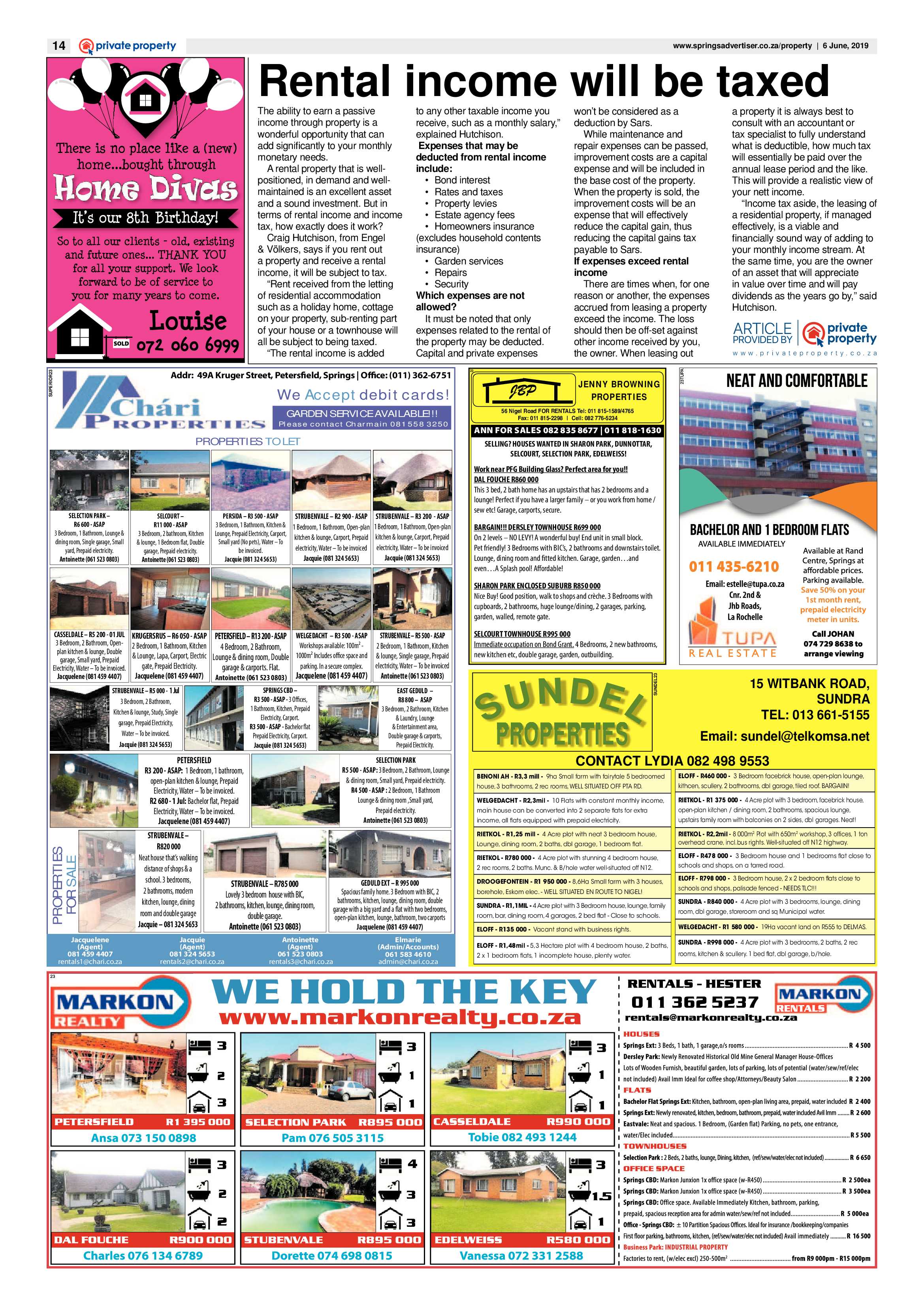 Springs Advertiser 06 June 2019 page 14