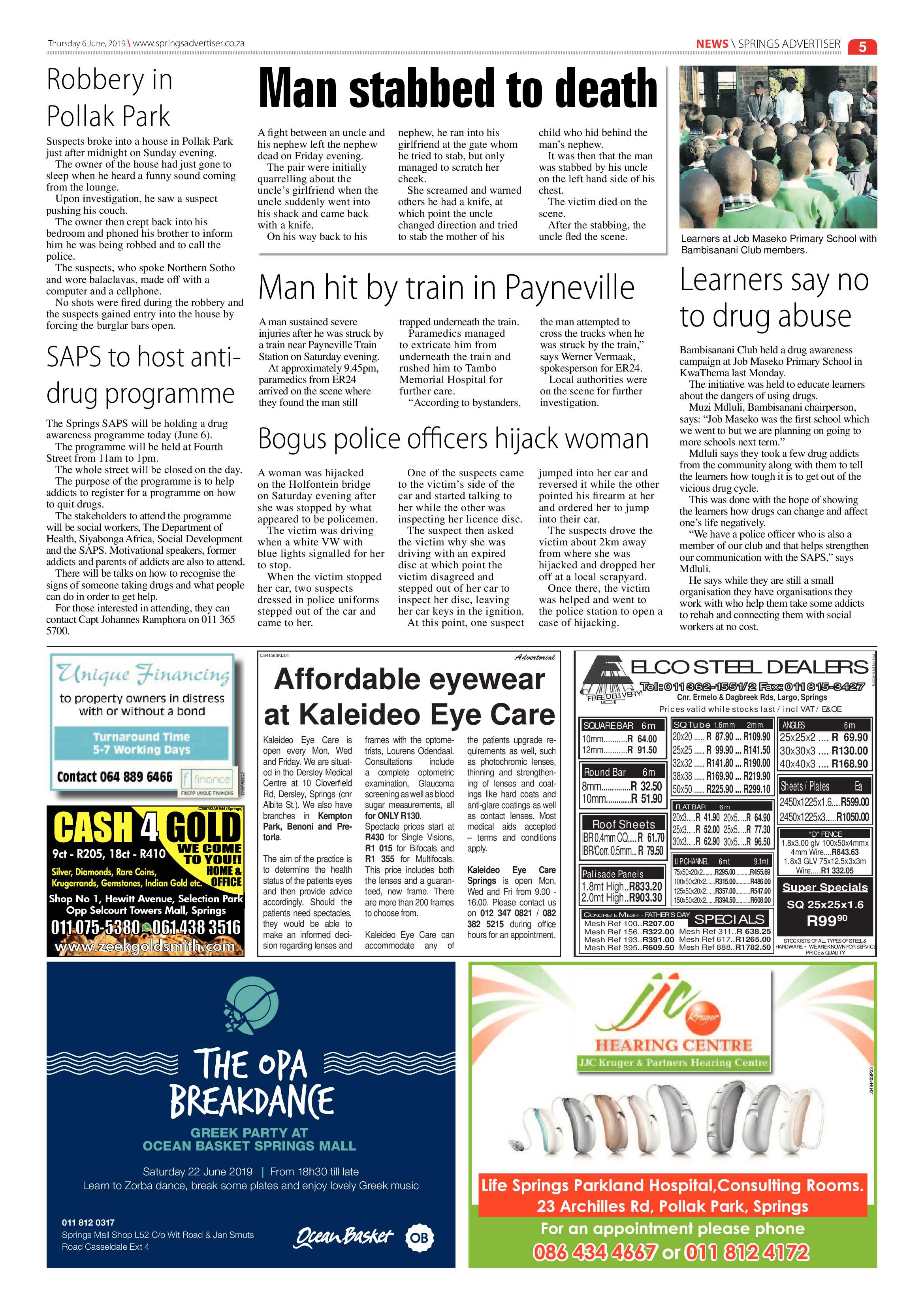 Springs Advertiser 06 June 2019 page 5