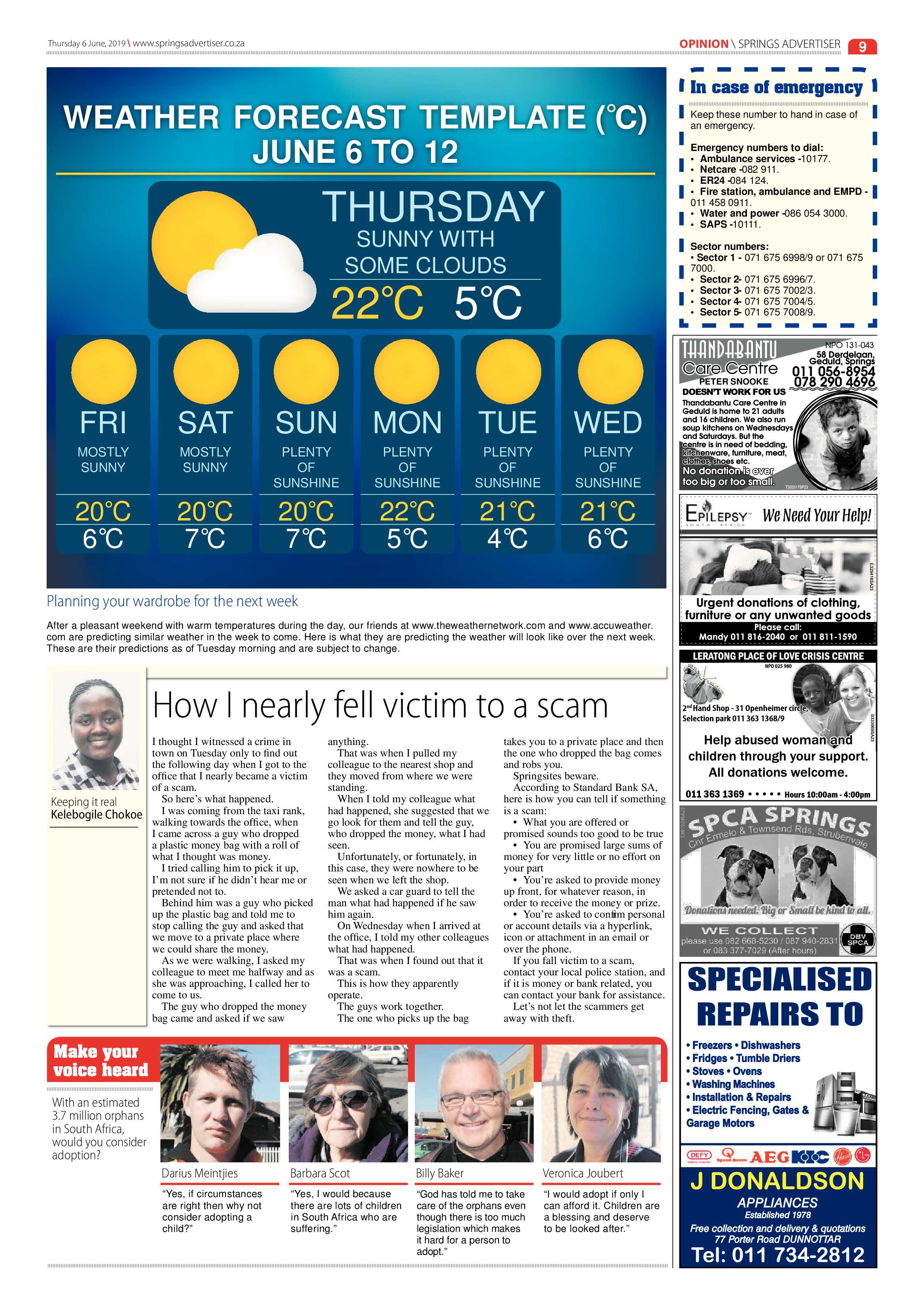 Springs Advertiser 06 June 2019 page 9