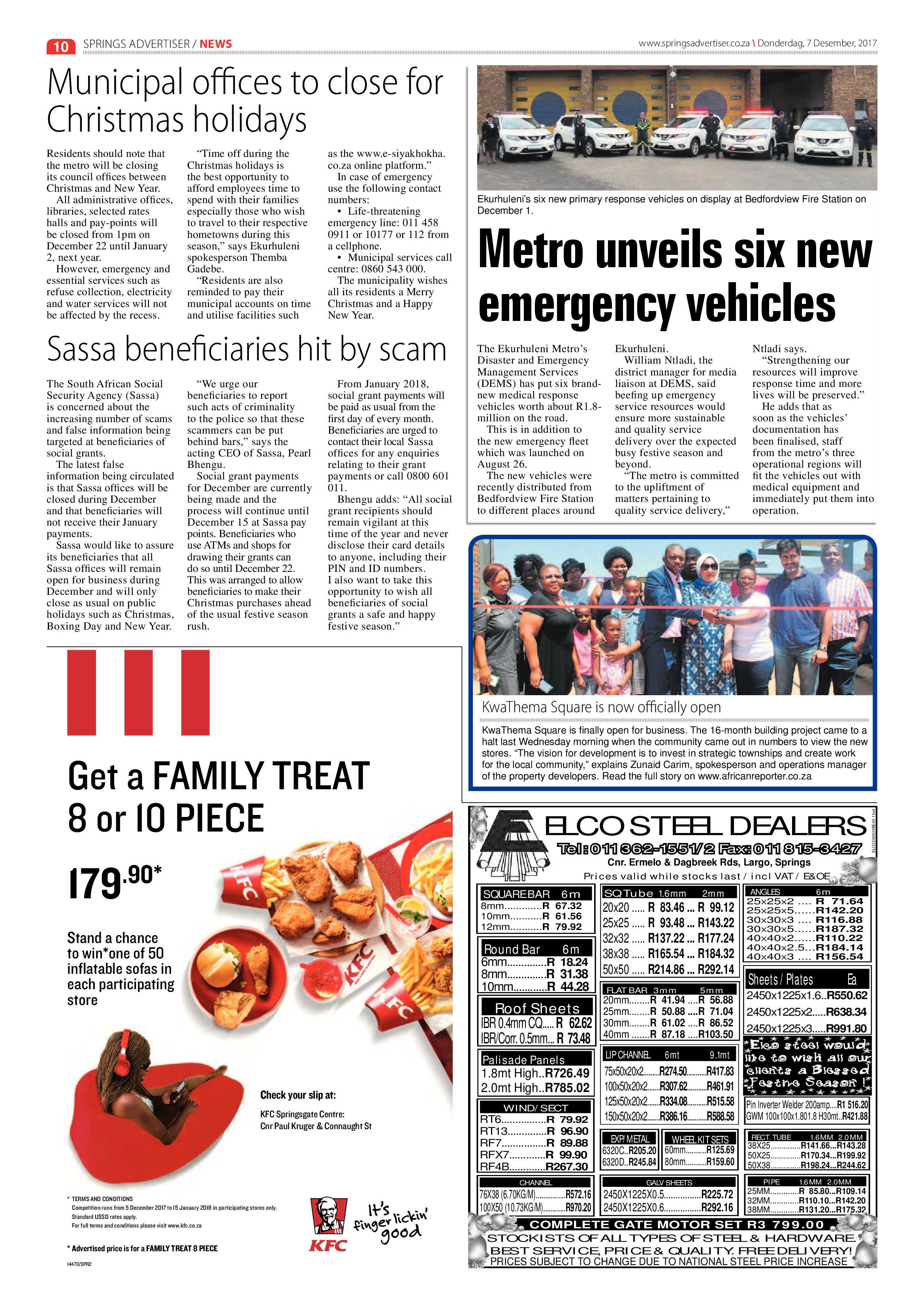 Springs Advertiser 07 December 2017 page 10