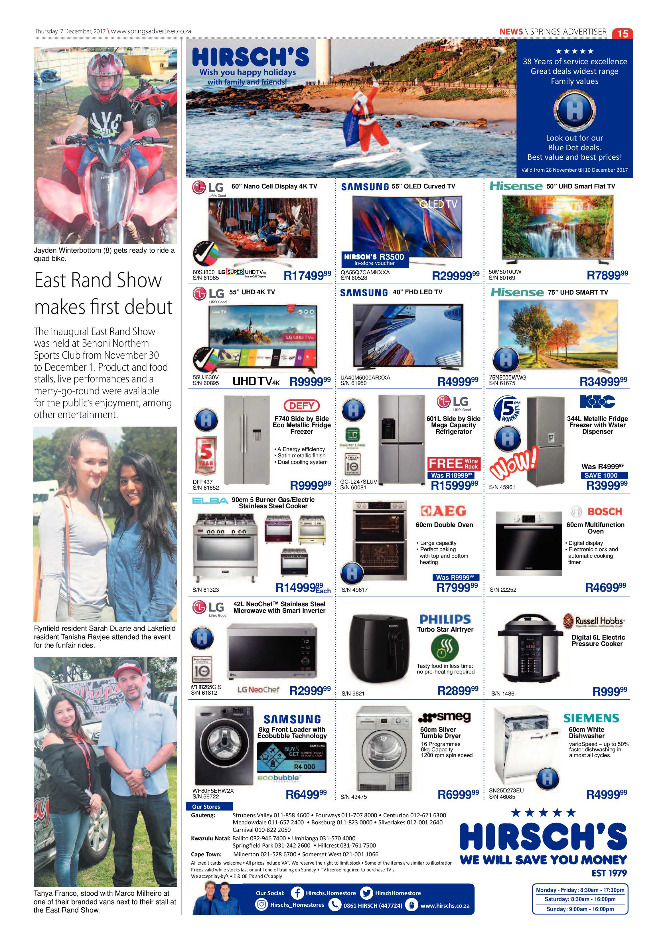 Springs Advertiser 07 December 2017 page 15