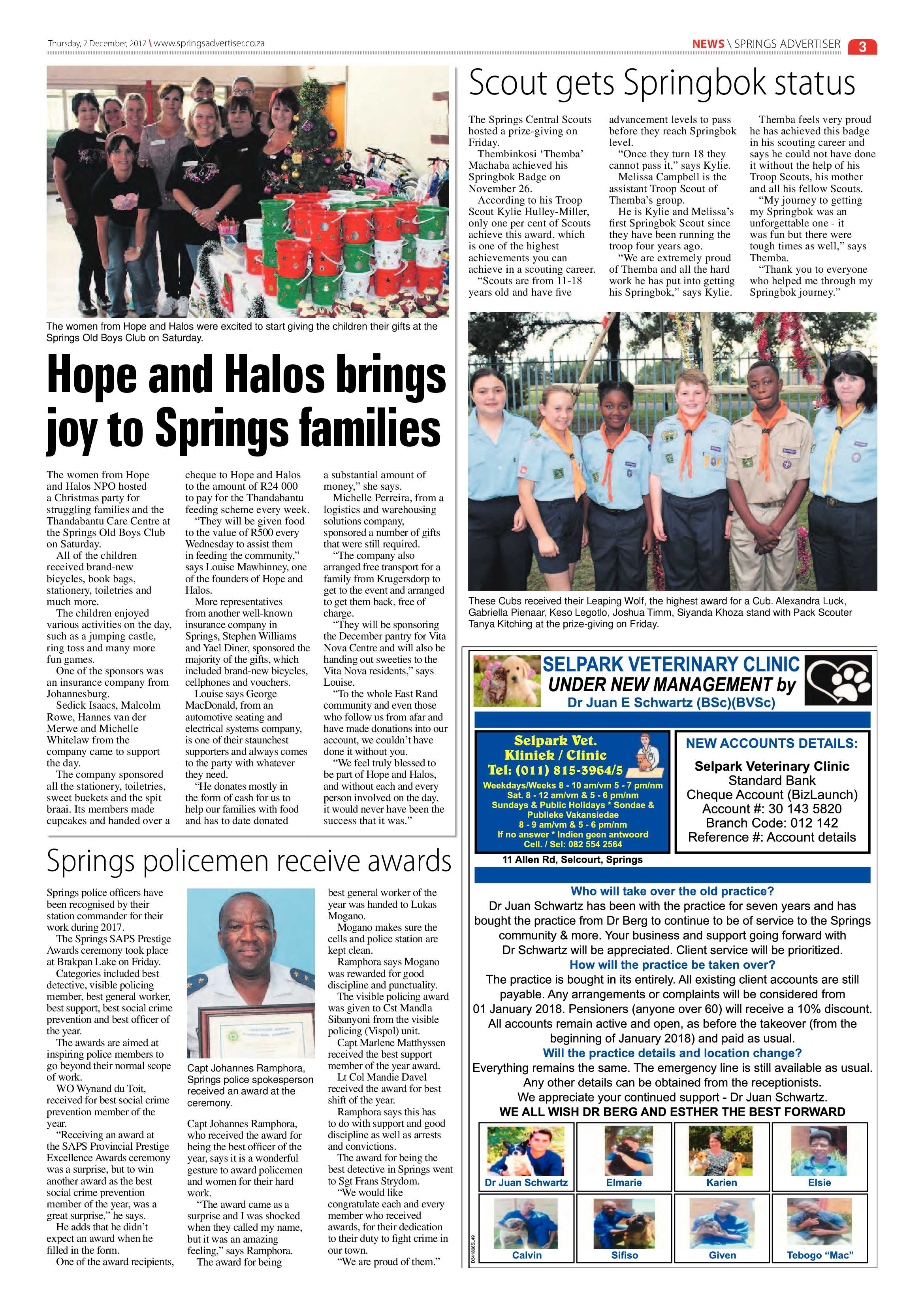 Springs Advertiser 07 December 2017 page 3