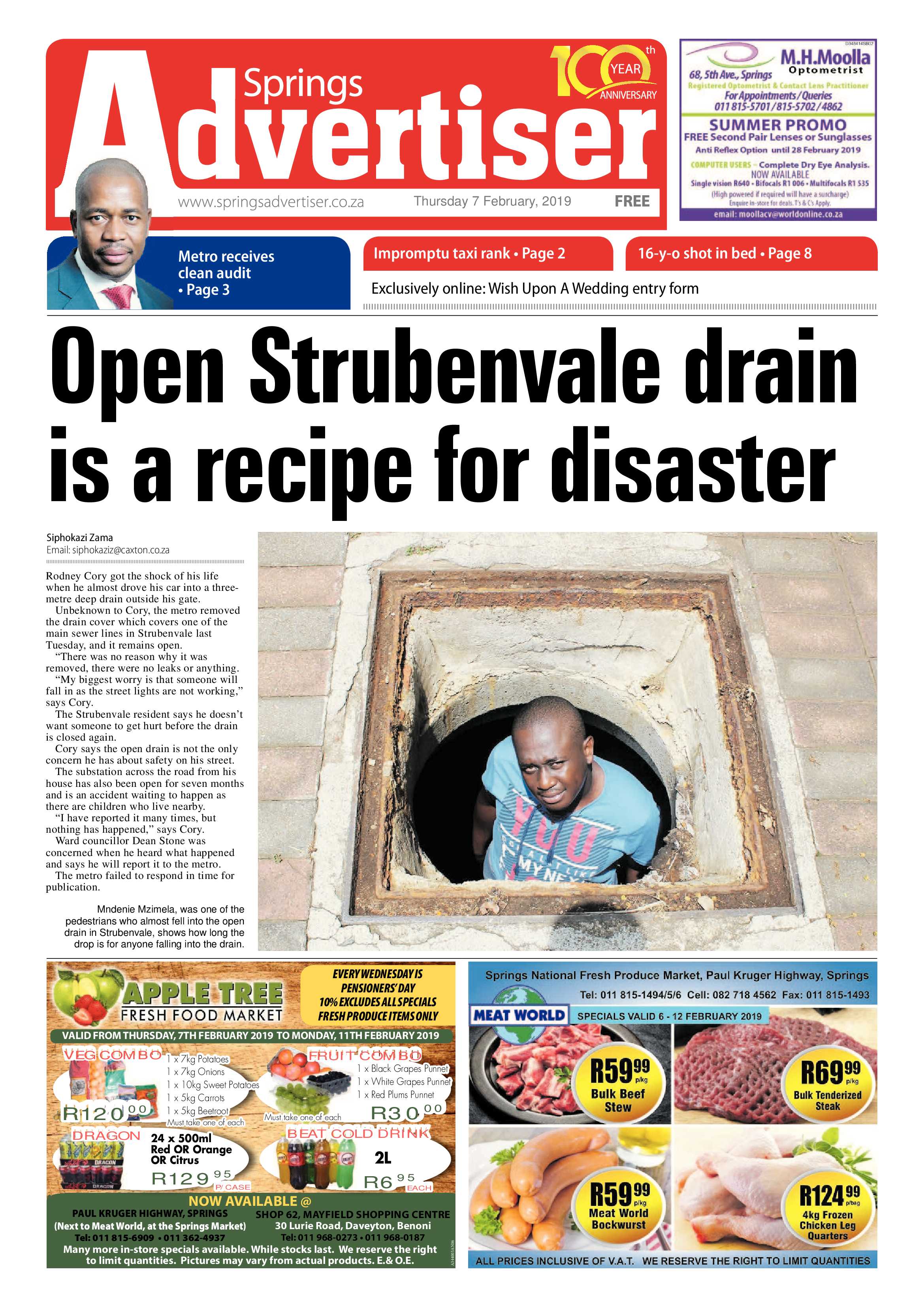Springs Advertiser 07 February 2019 page 1