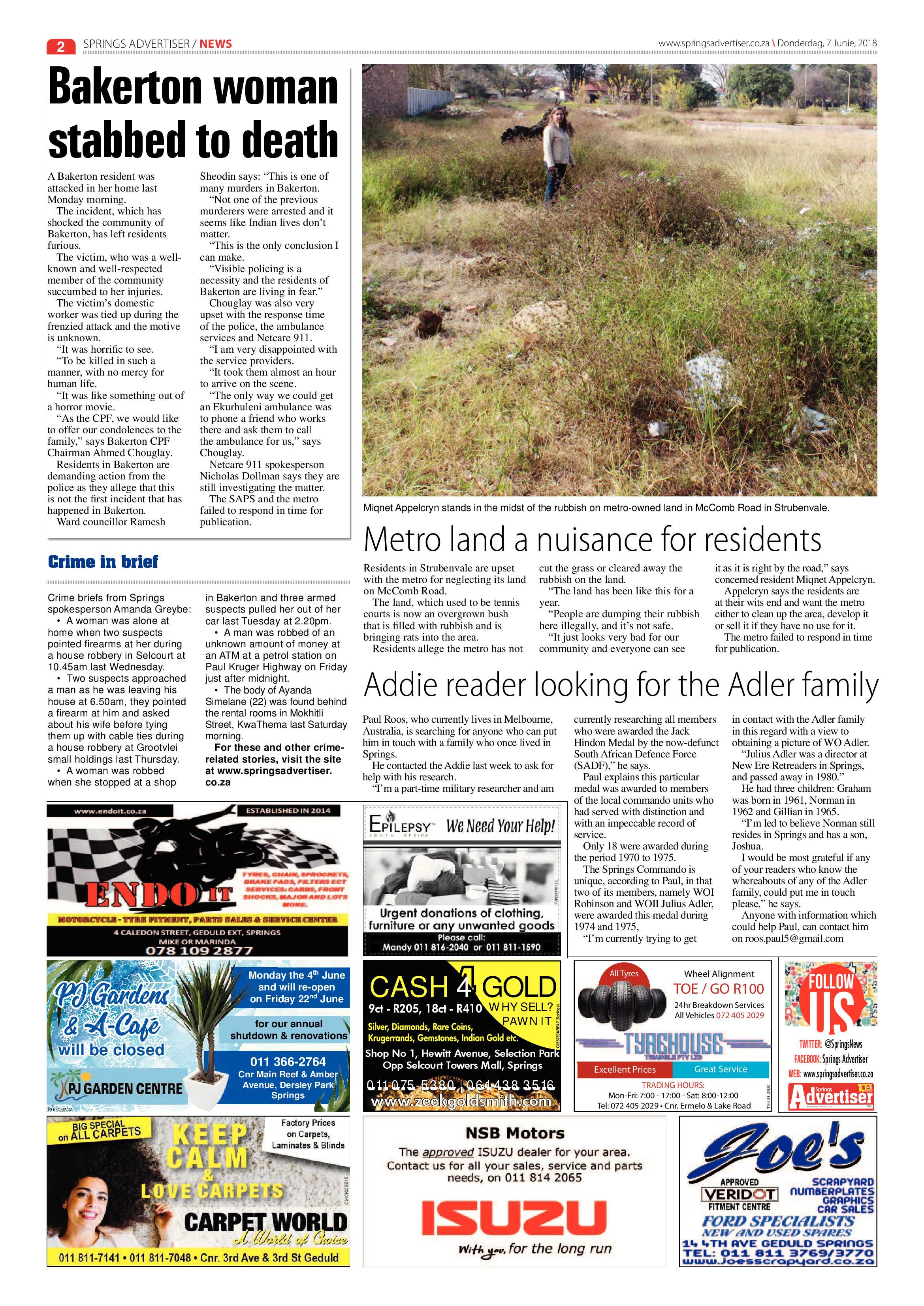 Springs Advertiser 07 June 2018 page 2
