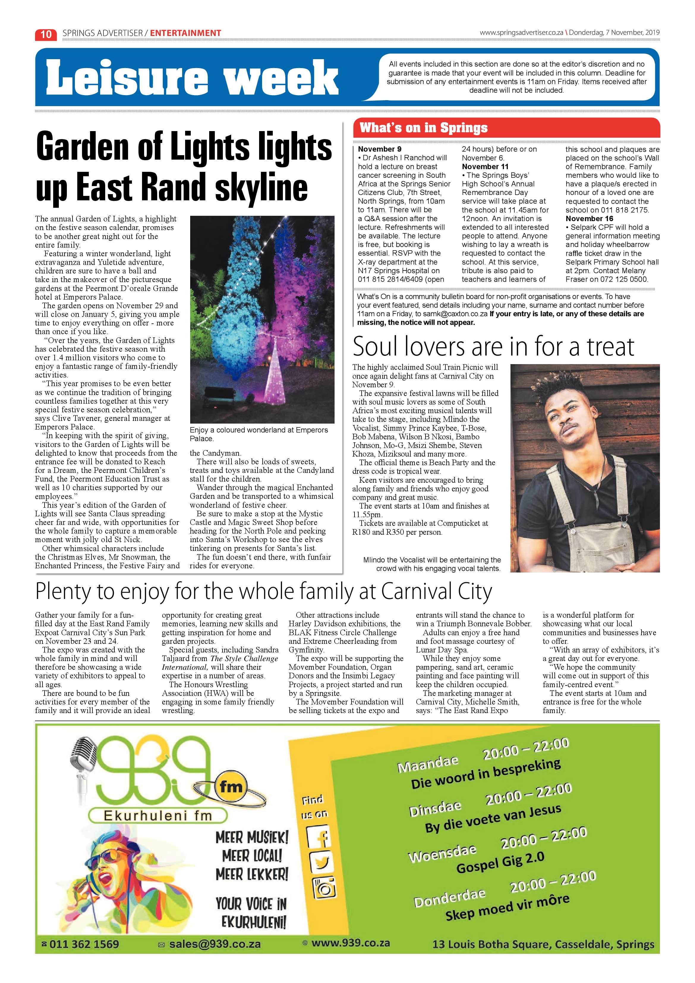 Springs Advertiser 07 November 2019 page 10