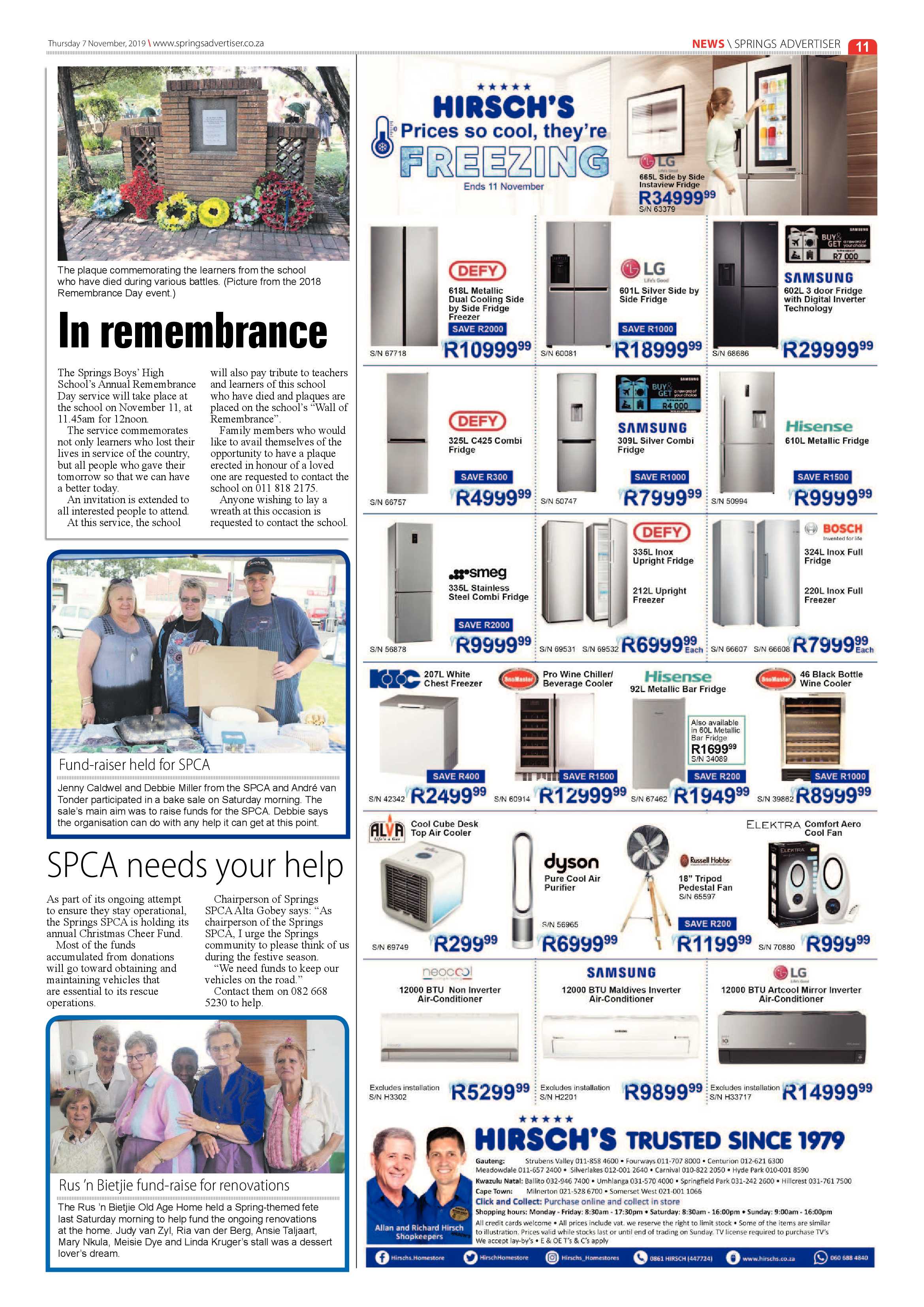 Springs Advertiser 07 November 2019 page 11