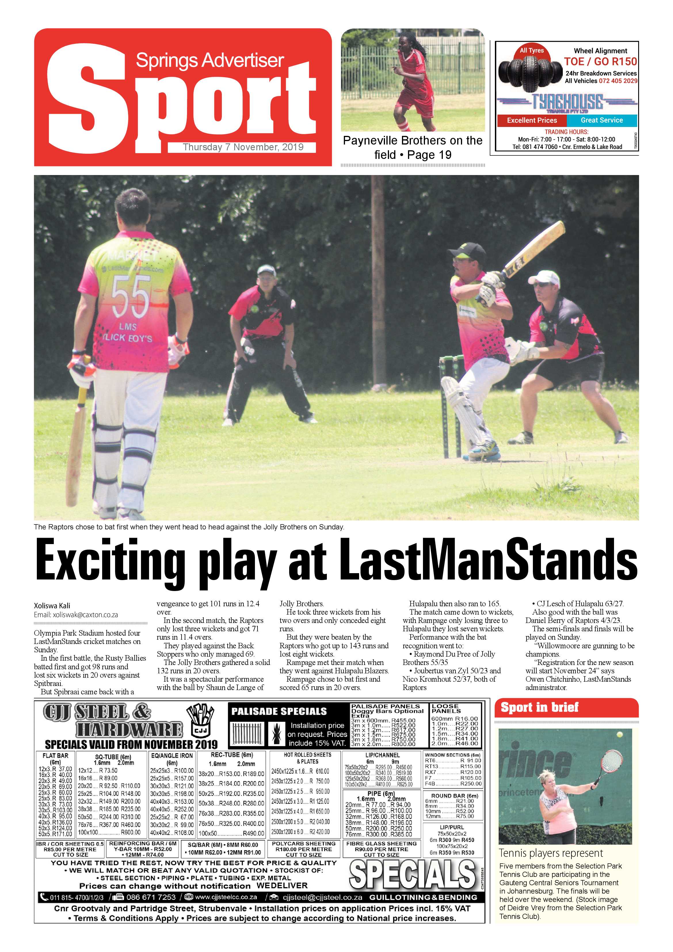 Springs Advertiser 07 November 2019 page 20