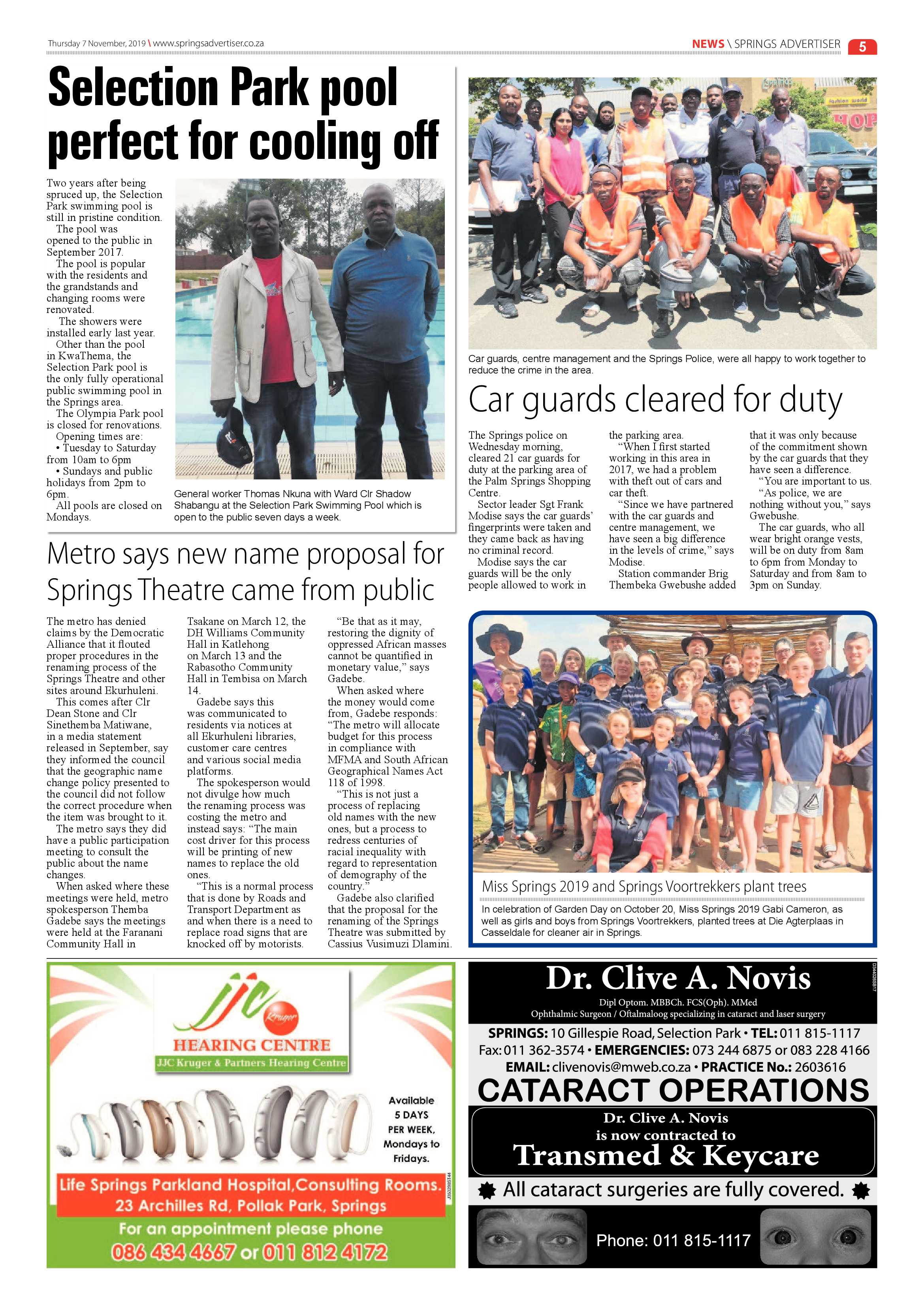 Springs Advertiser 07 November 2019 page 5