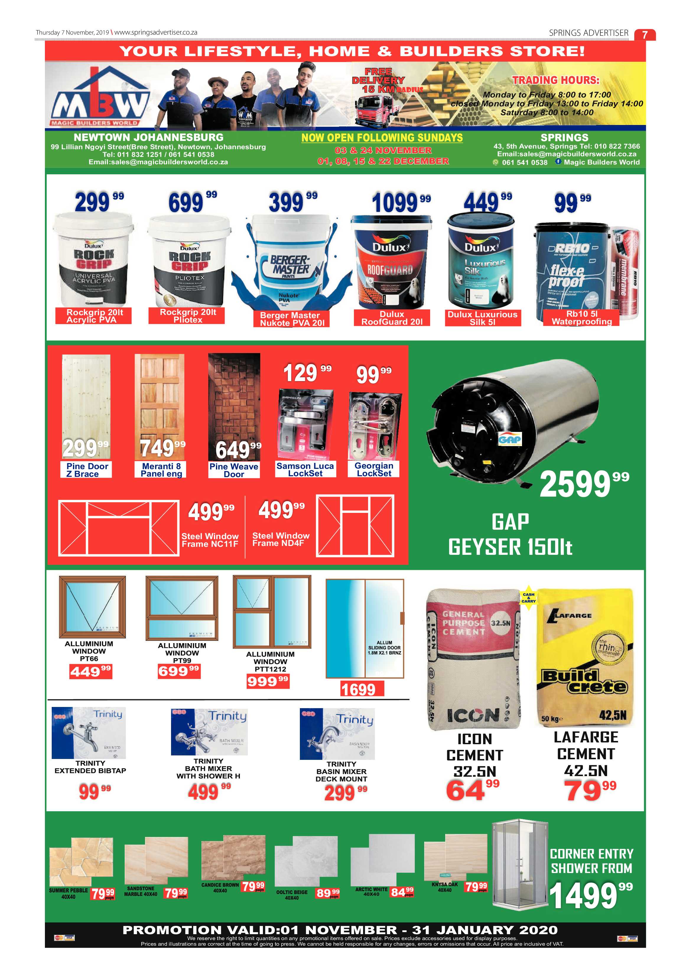 Springs Advertiser 07 November 2019 page 7