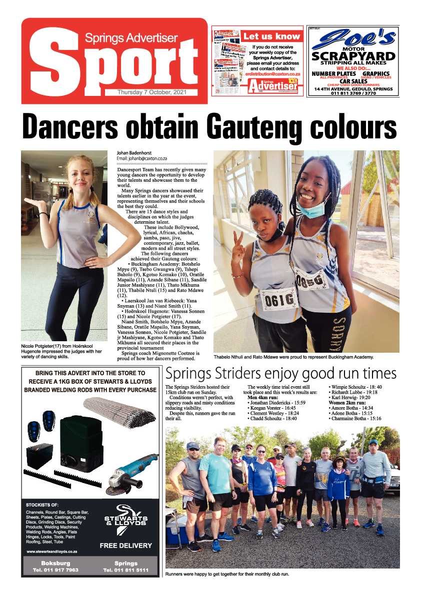 Springs Advertiser 07 October 2021 page 12