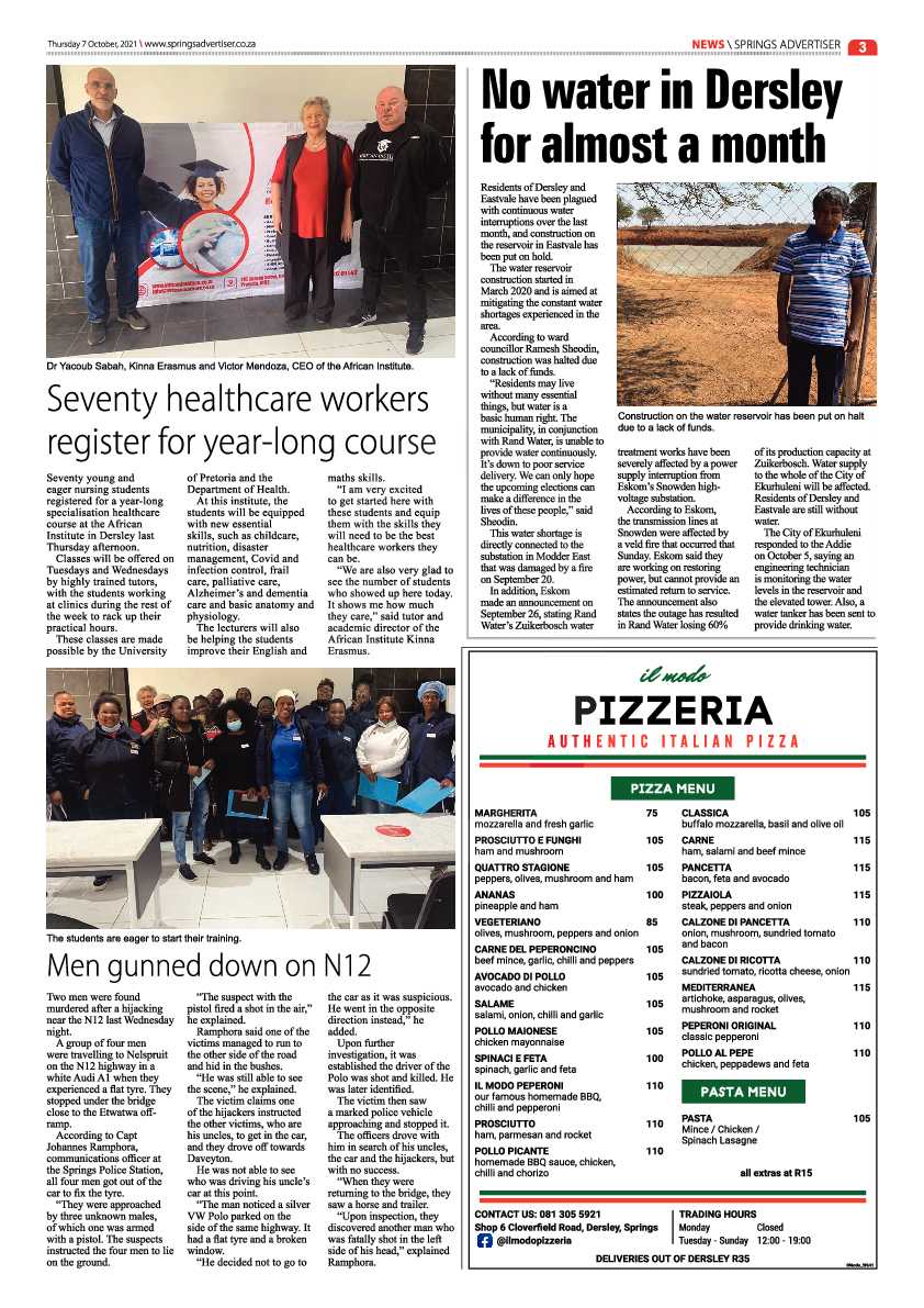 Springs Advertiser 07 October 2021 page 3