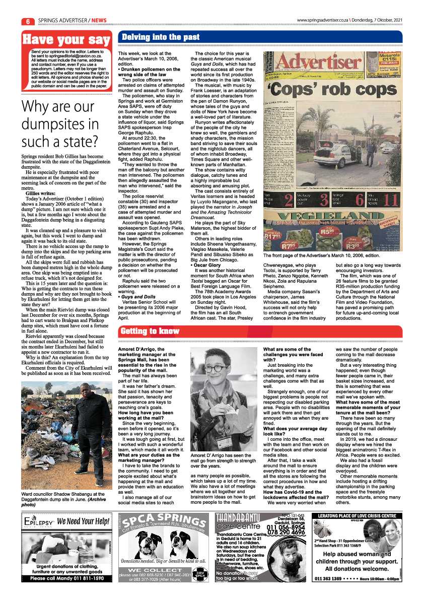 Springs Advertiser 07 October 2021 page 6