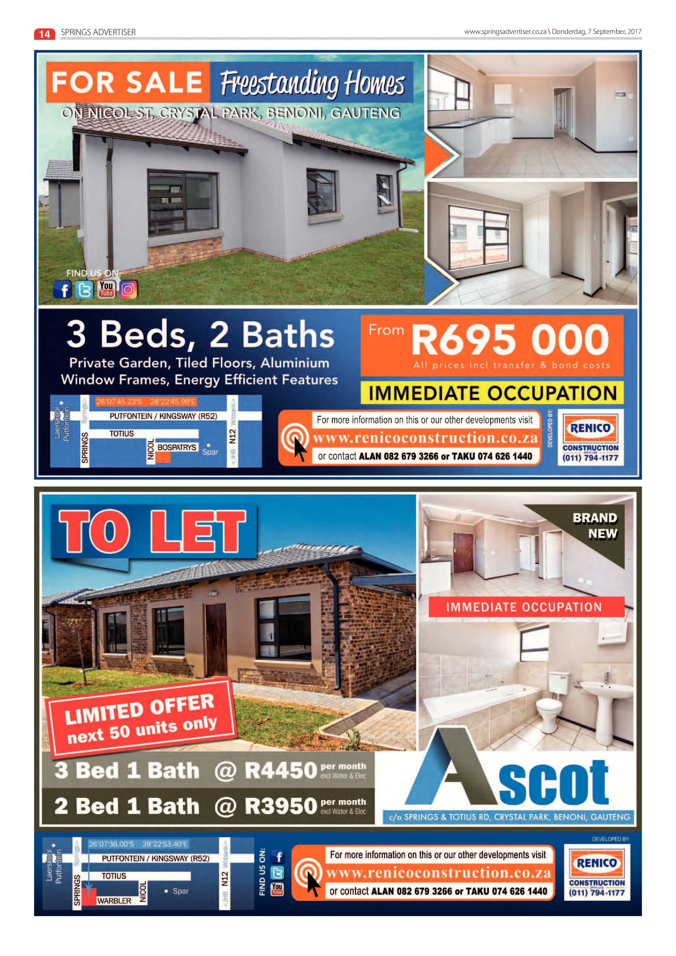 Springs Advertiser 07 September 2017 page 14