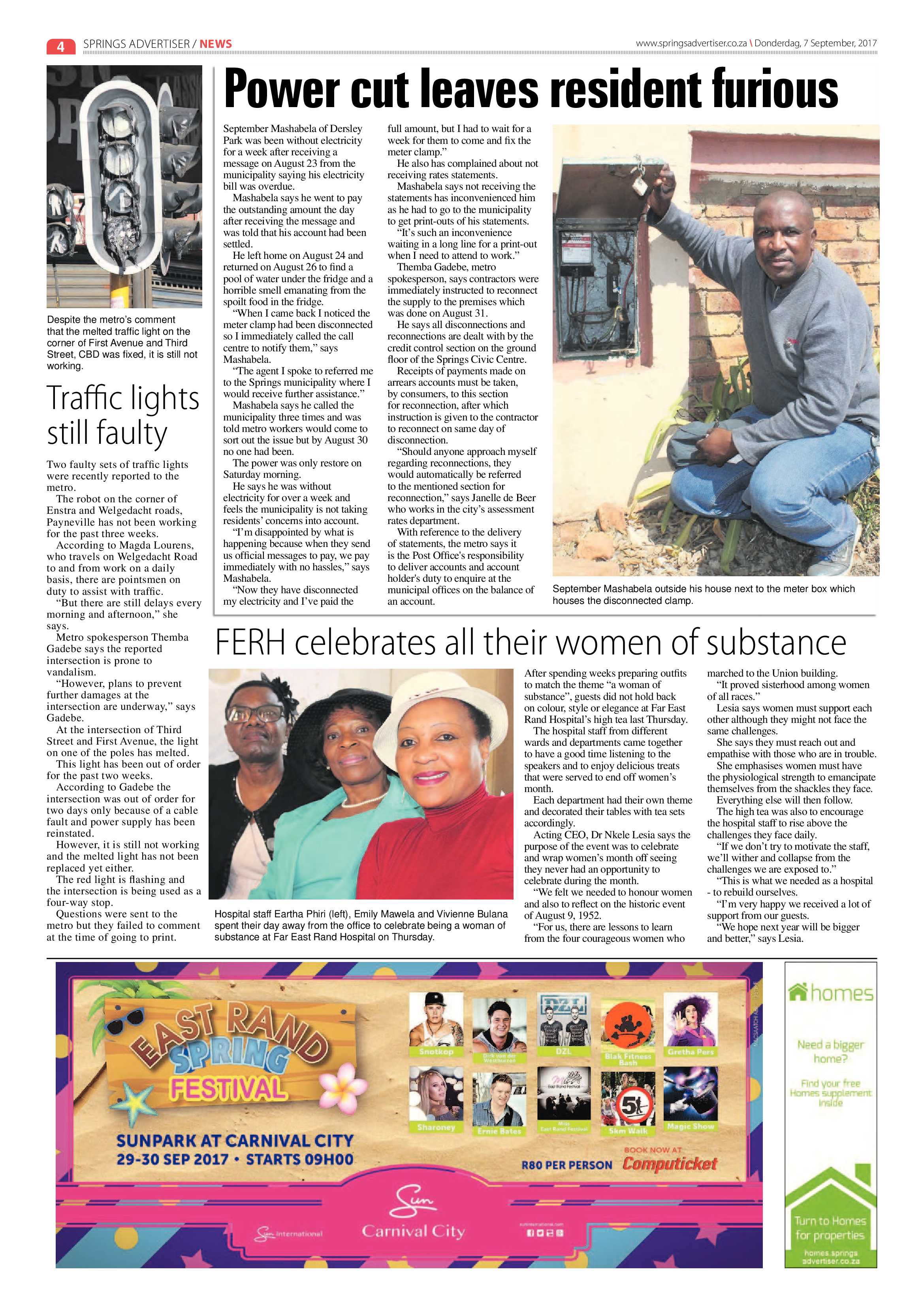 Springs Advertiser 07 September 2017 page 4