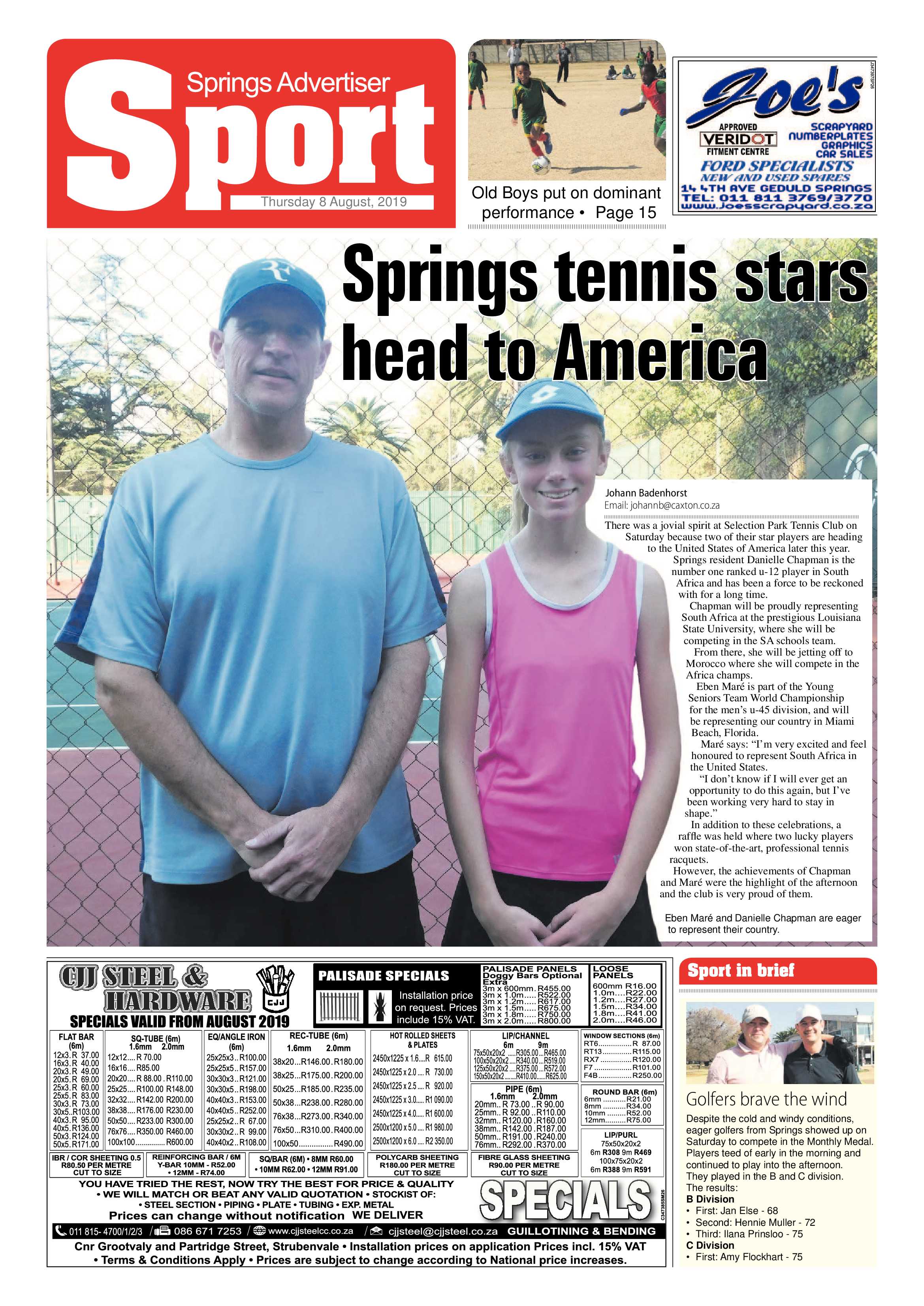 Springs Advertiser 08 August 2019 page 16