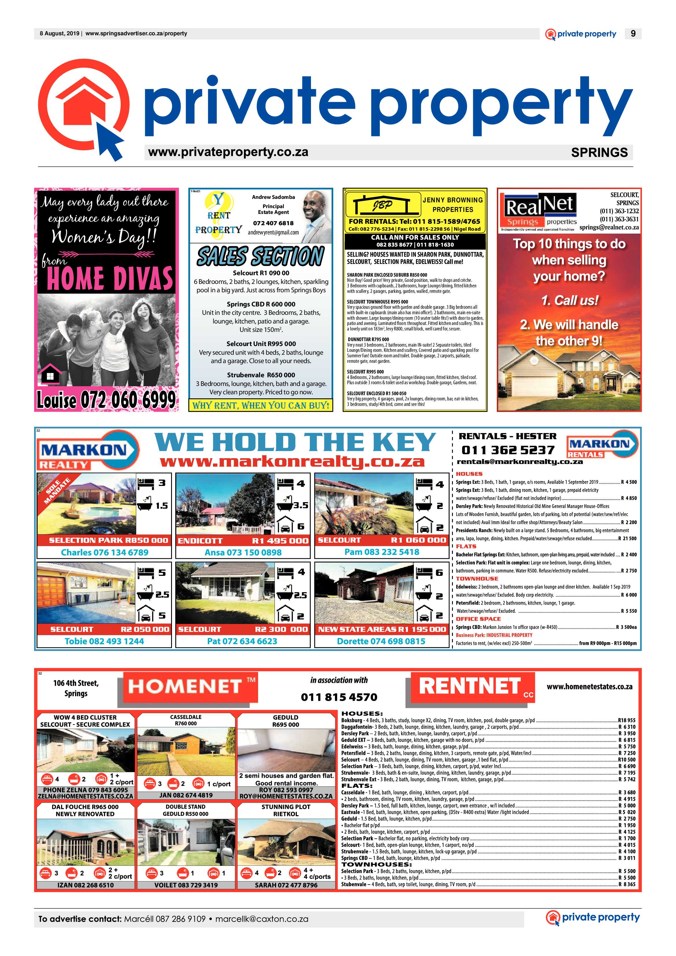 Springs Advertiser 08 August 2019 page 9