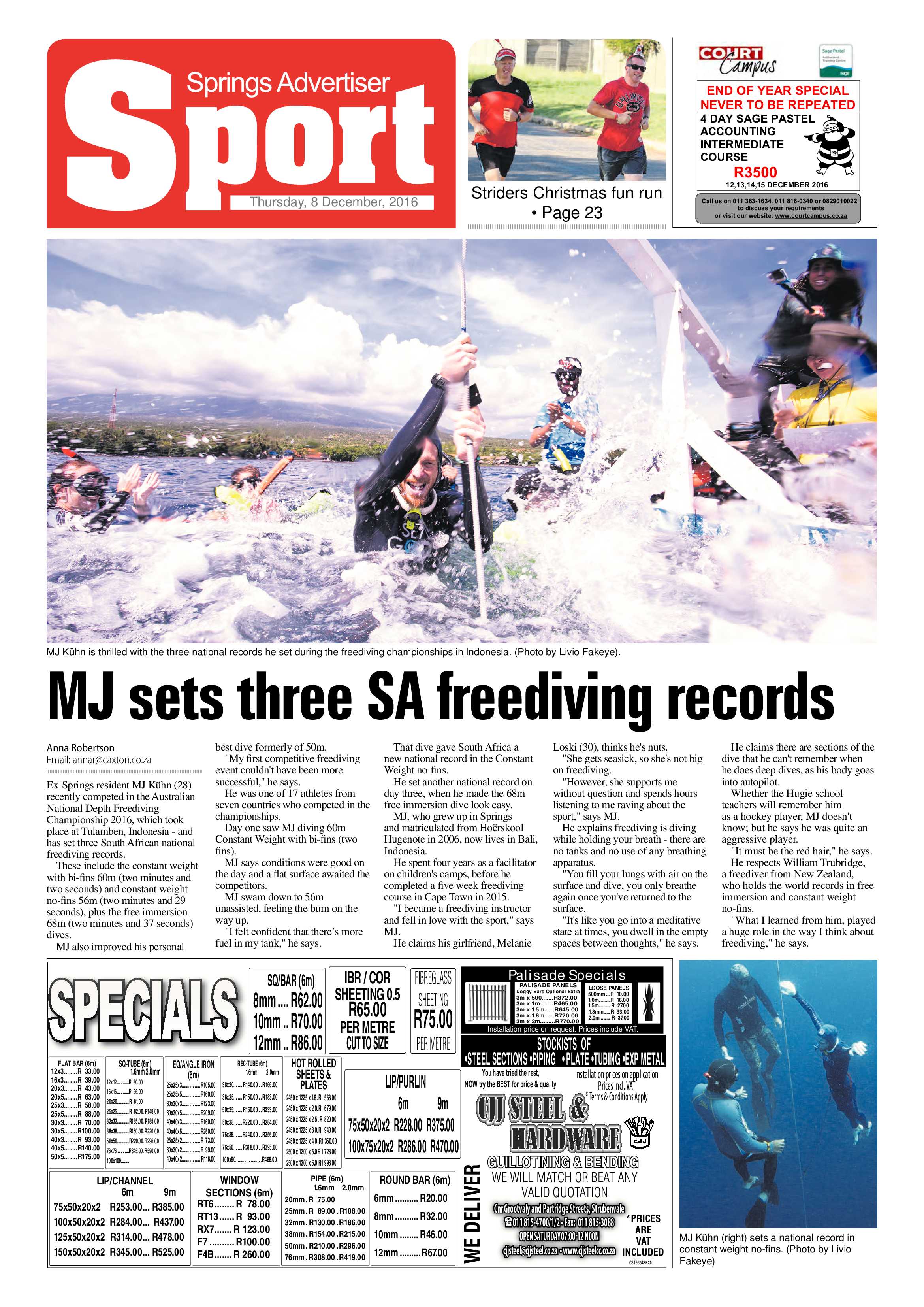 Springs Advertiser 08 December 2016 page 24