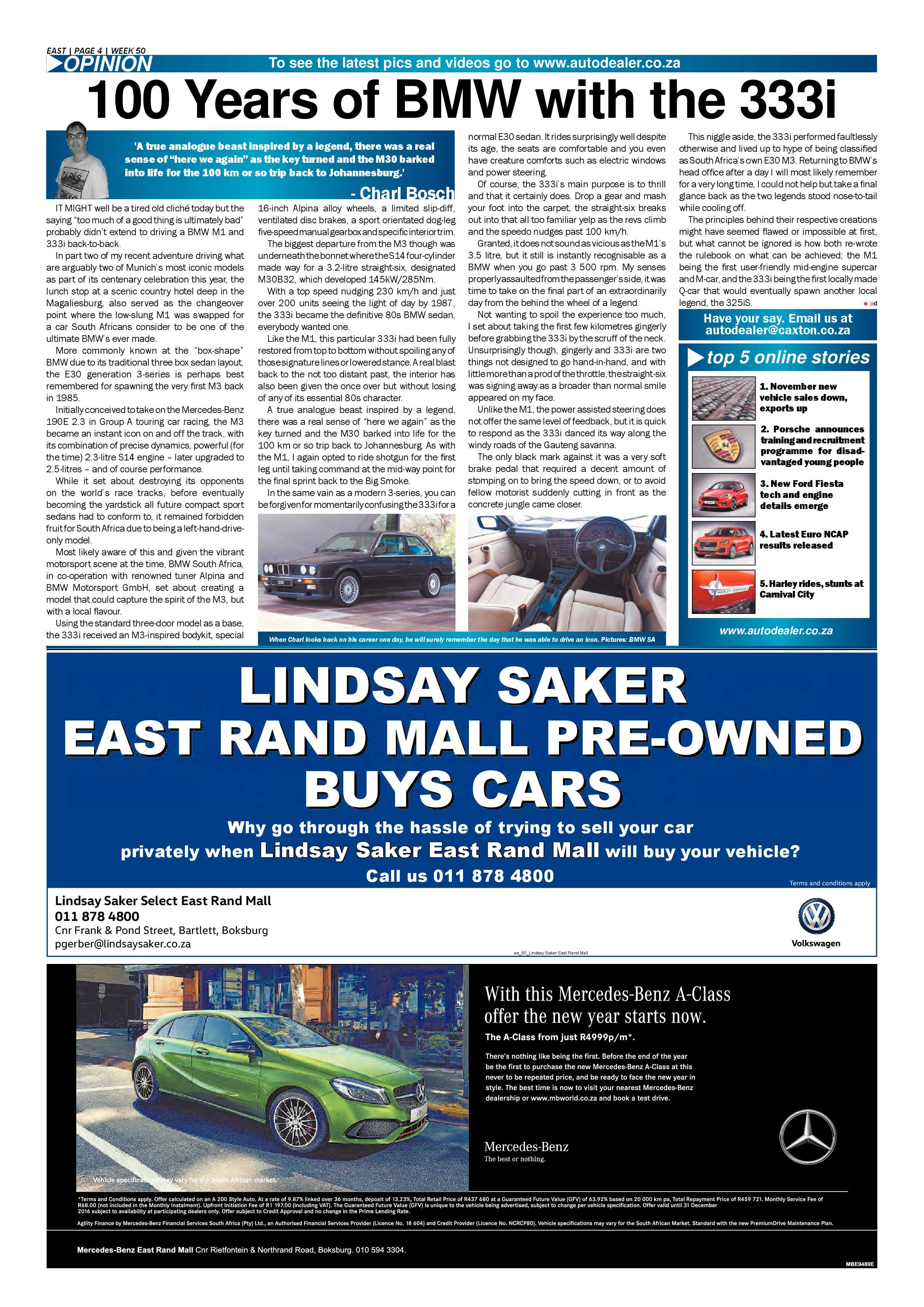 Springs Advertiser 08 December 2016 page 28