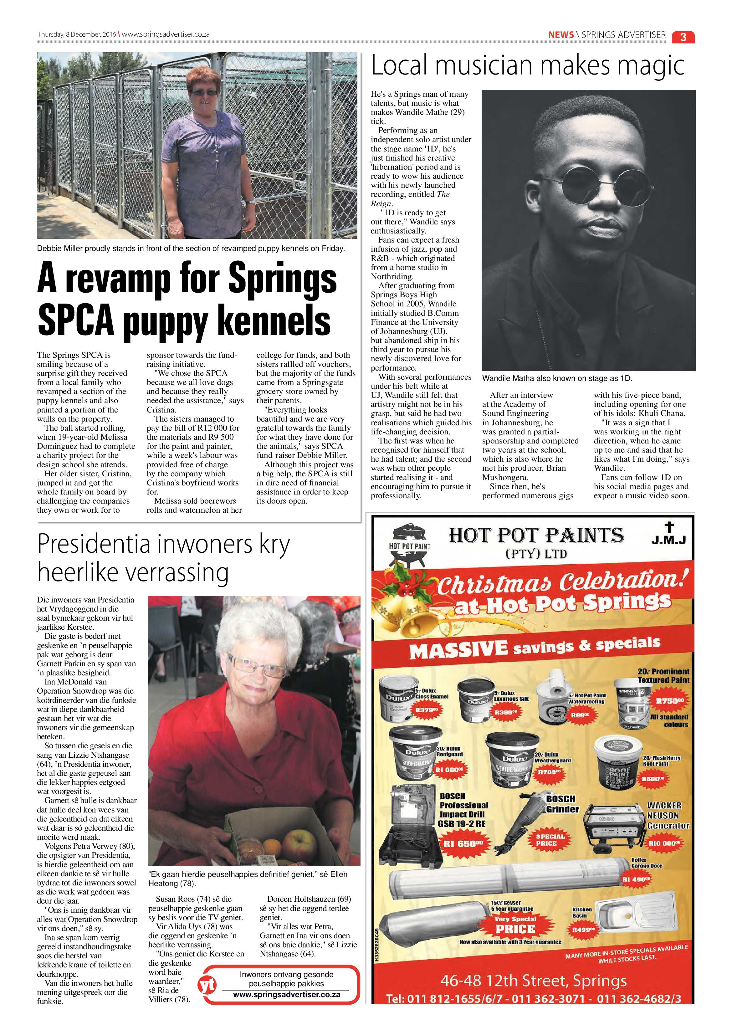 Springs Advertiser 08 December 2016 page 3