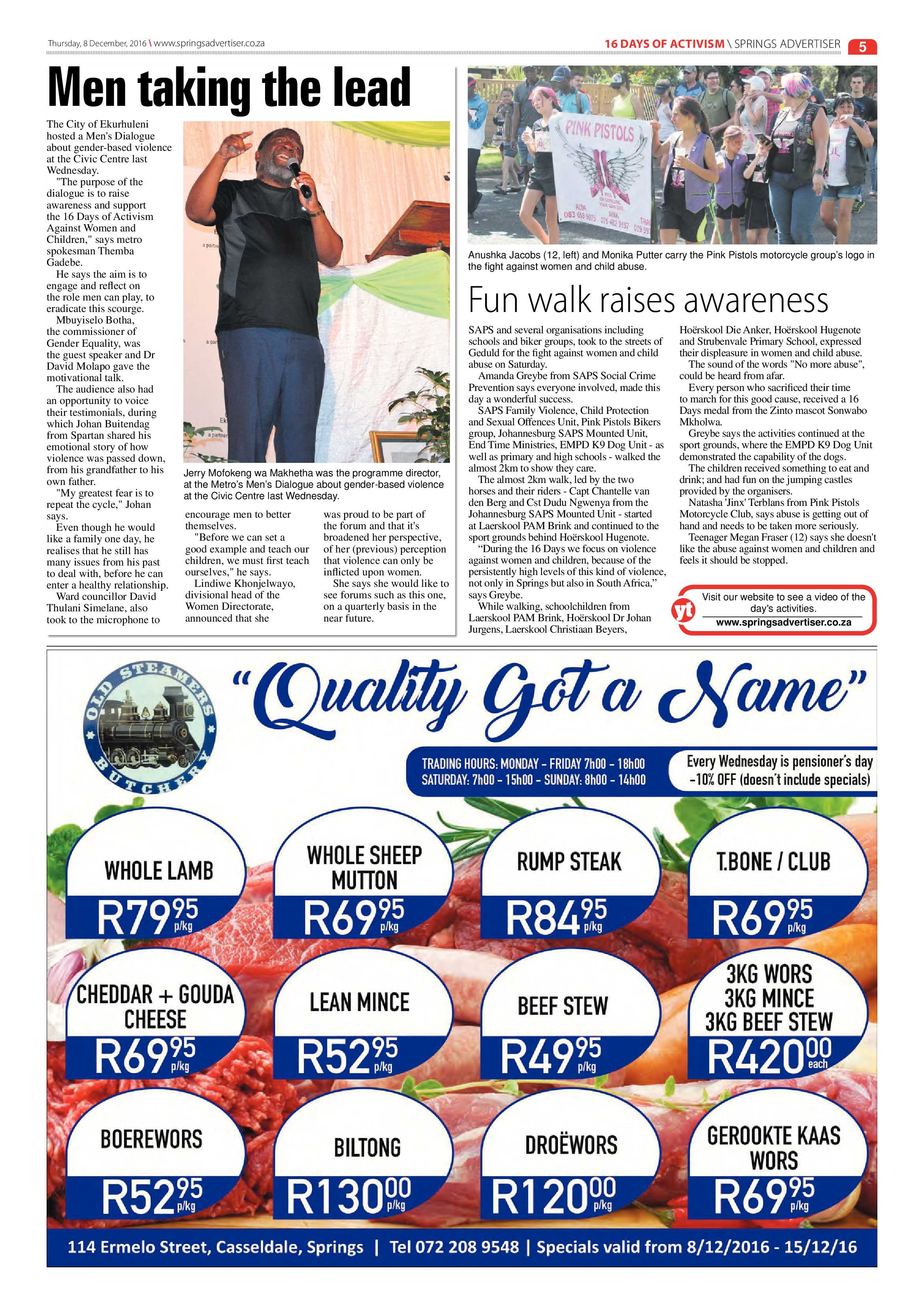 Springs Advertiser 08 December 2016 page 5