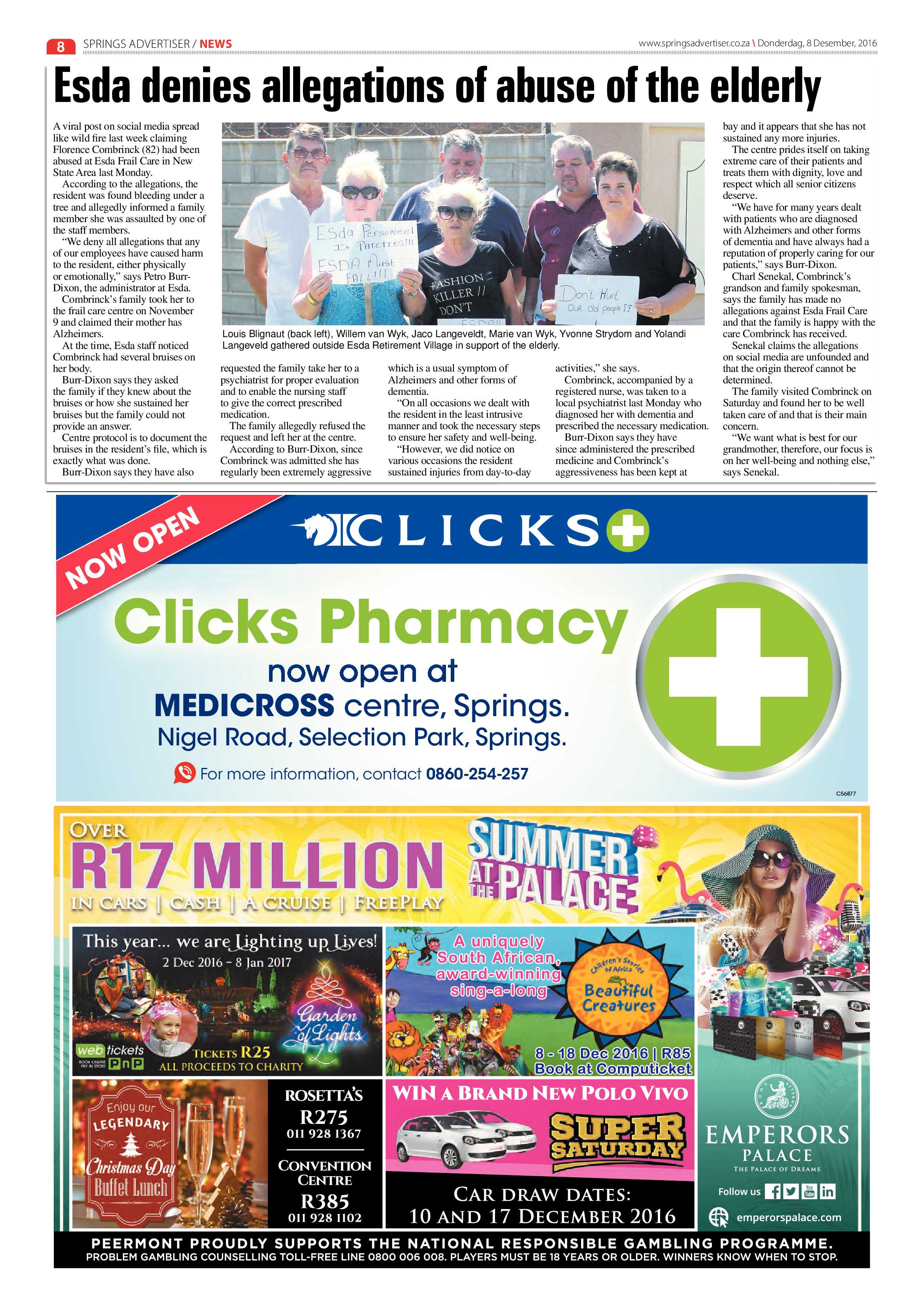 Springs Advertiser 08 December 2016 page 8