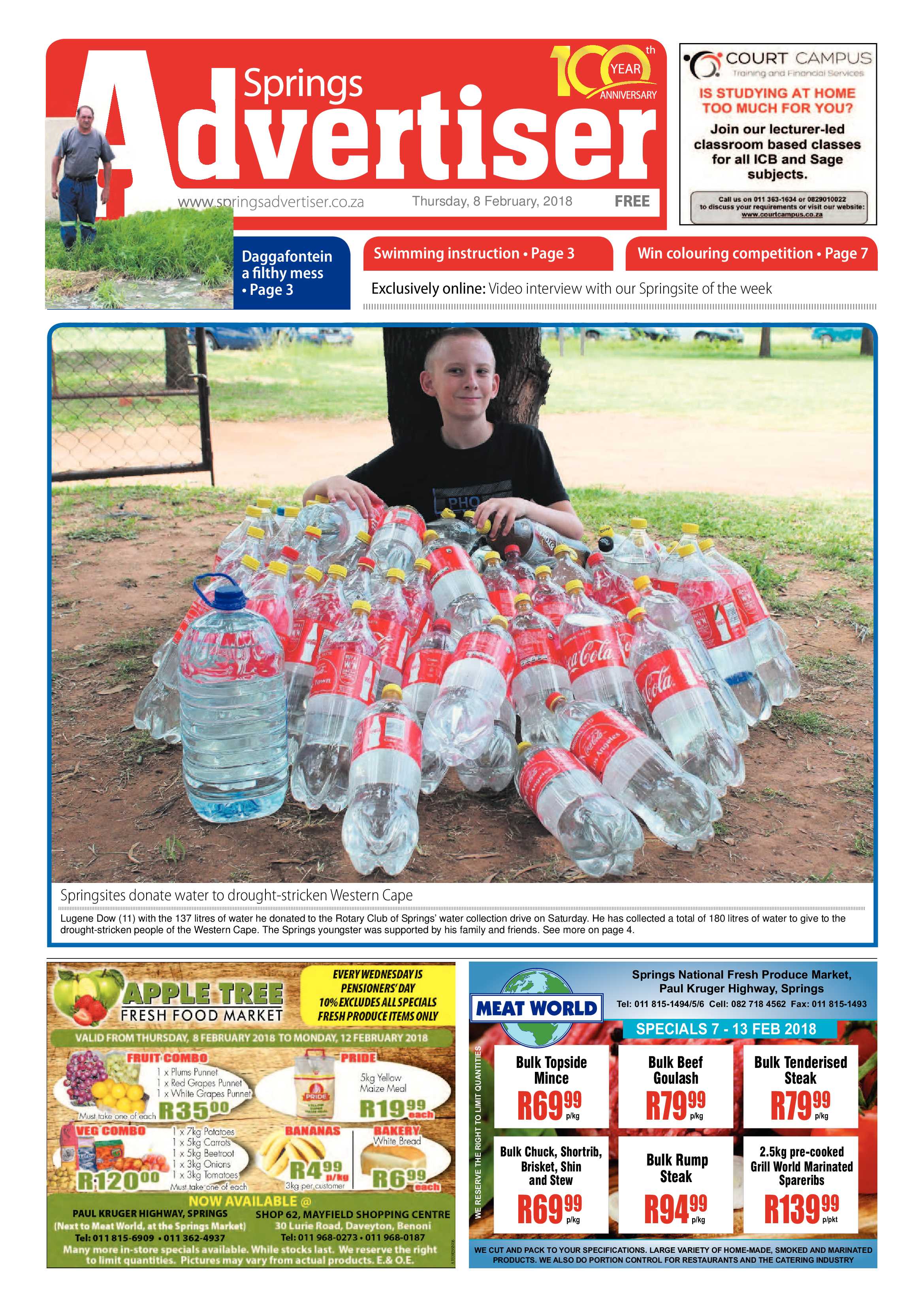 Springs Advertiser 08 February 2018 page 1